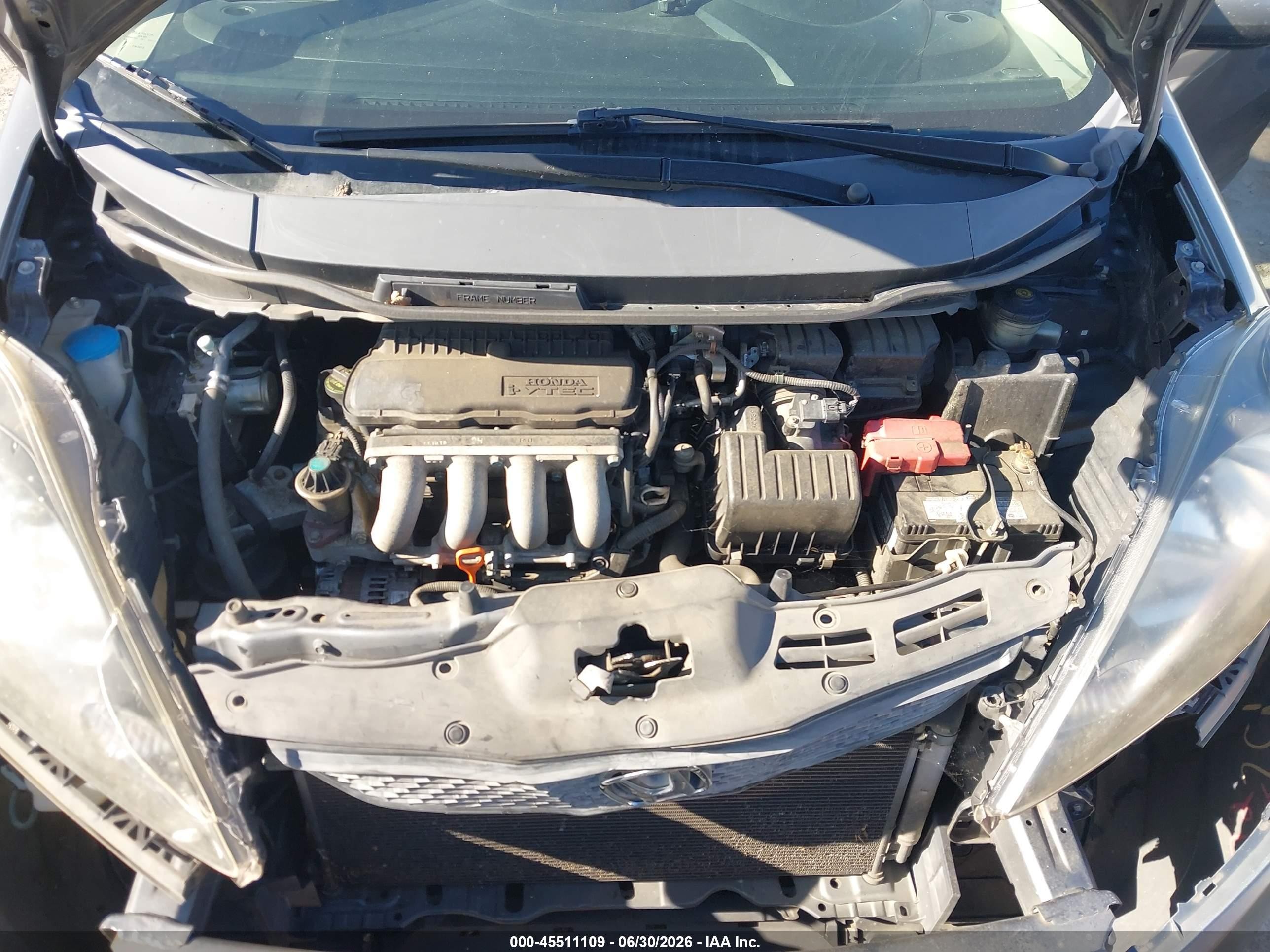 2012 Honda Fit   Серый vin: JHMGE8H39CS001295