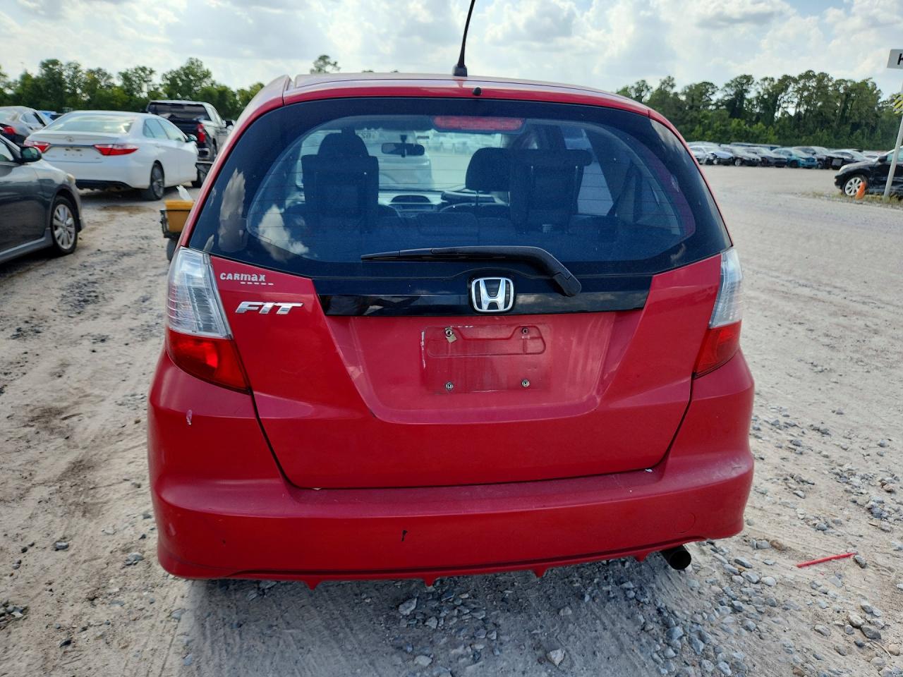 2013 Honda Fit Red vin: JHMGE8H39DC013720