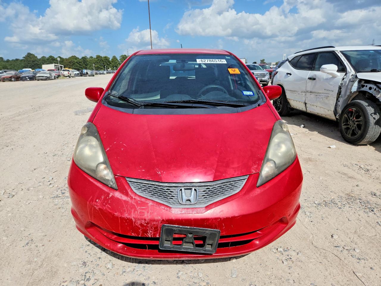 2013 Honda Fit Red vin: JHMGE8H39DC013720