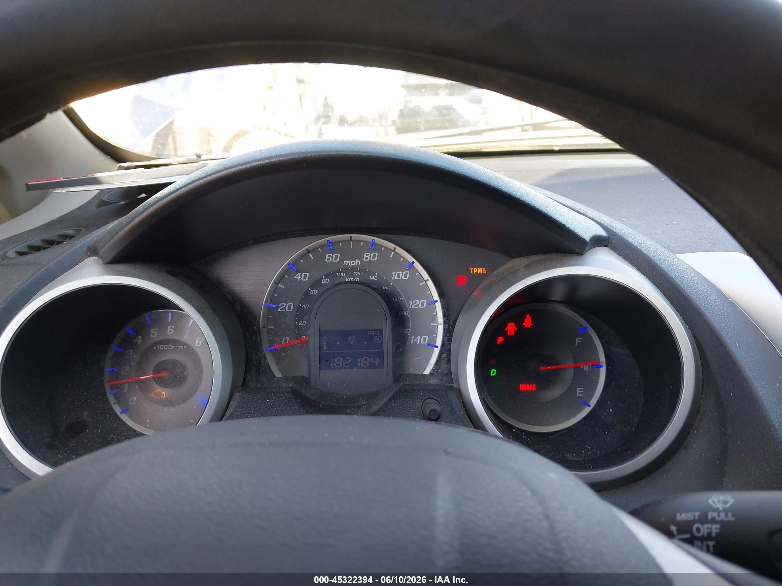 2013 Honda Fit   Blue vin: JHMGE8H39DC020702