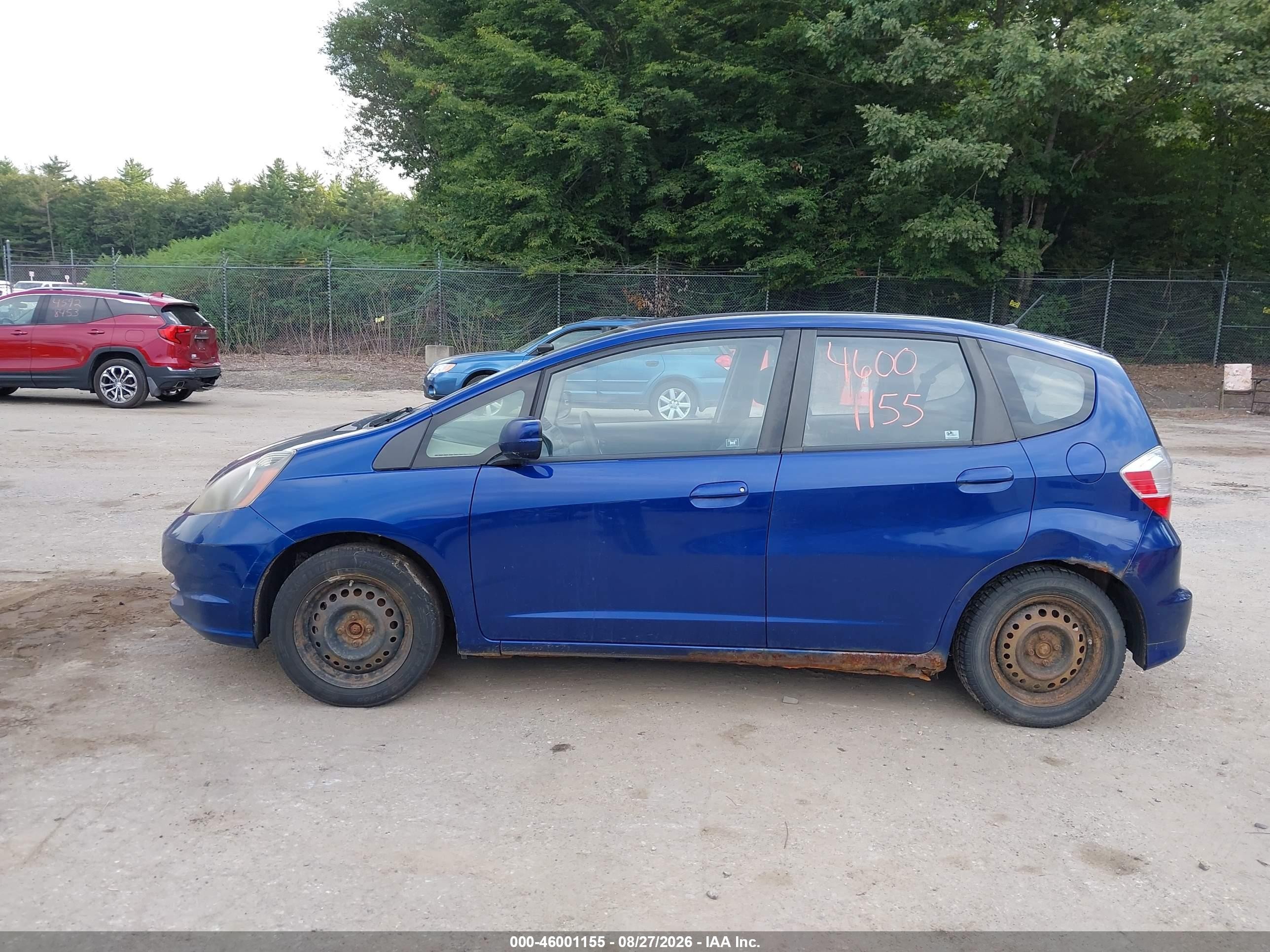 2013 Honda Fit   Синий vin: JHMGE8H39DC028377