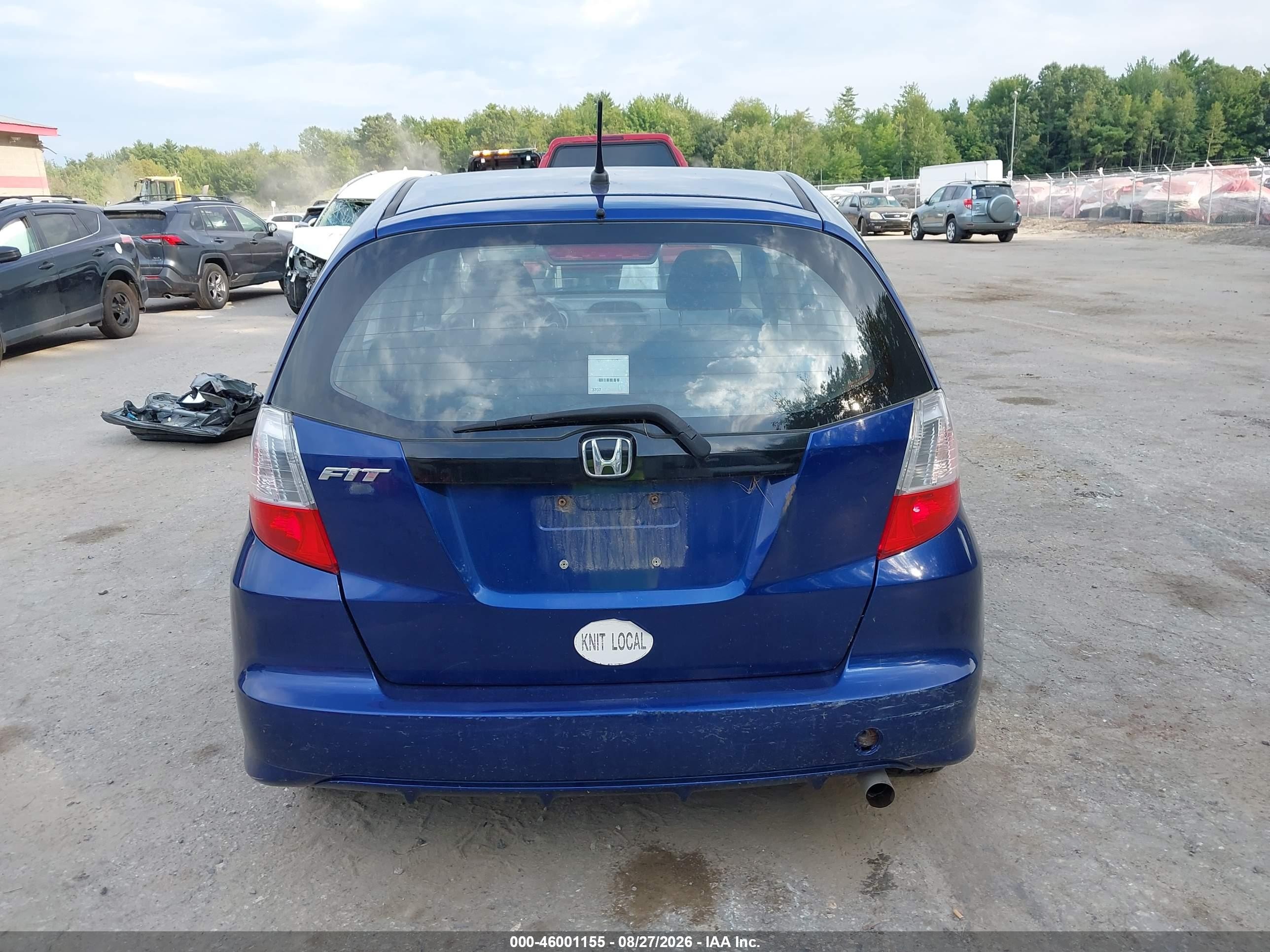 2013 Honda Fit   Синий vin: JHMGE8H39DC028377