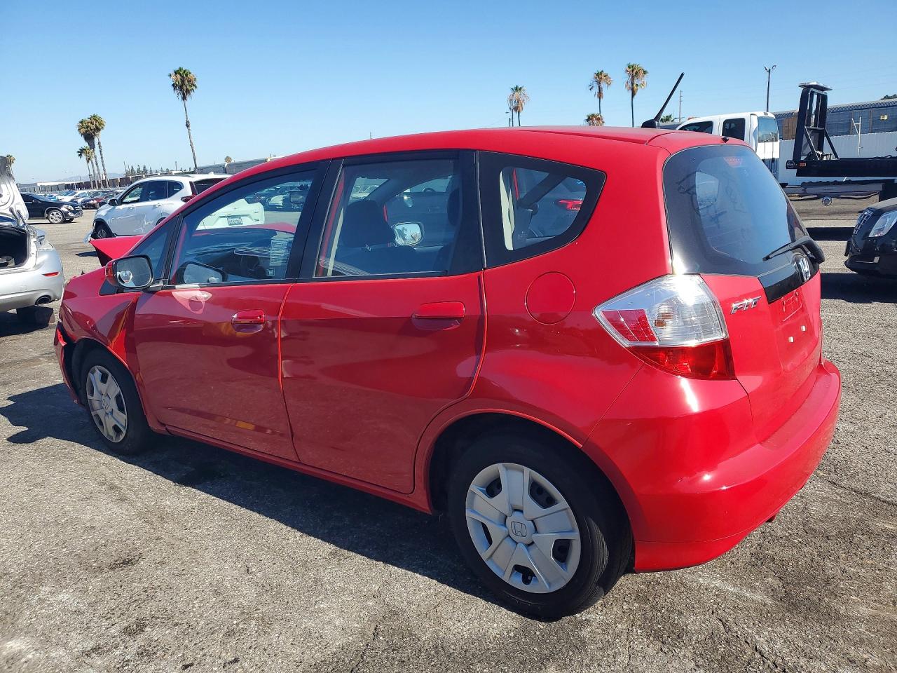2013 Honda Fit Красный vin: JHMGE8H39DC041694