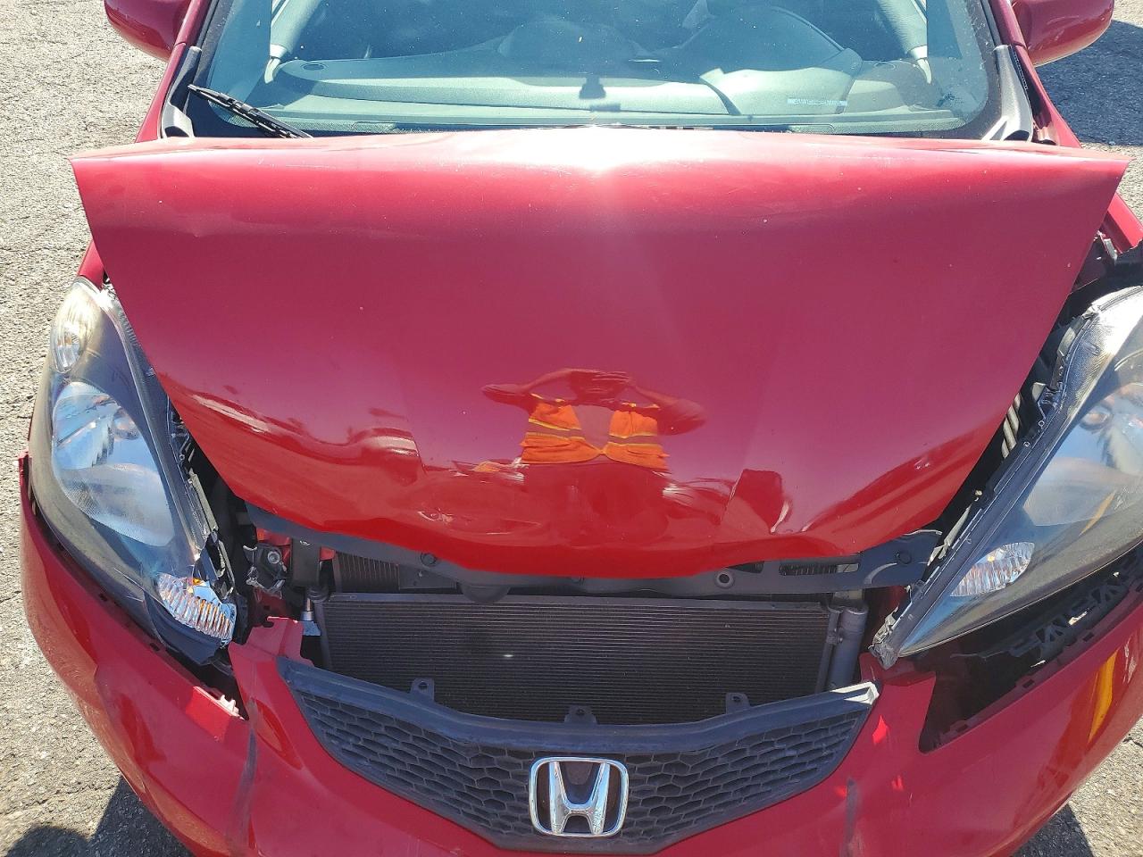 2013 Honda Fit Красный vin: JHMGE8H39DC041694
