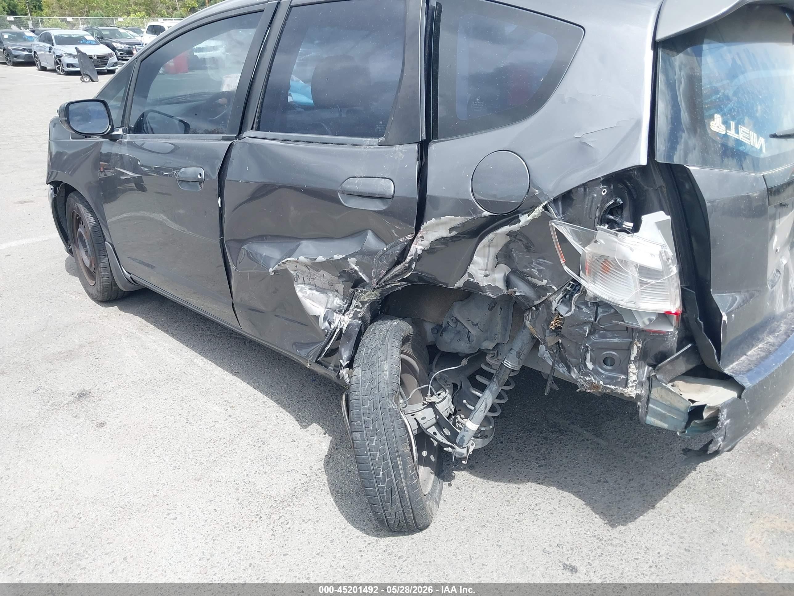 2013 Honda Fit   Black vin: JHMGE8H39DC065512