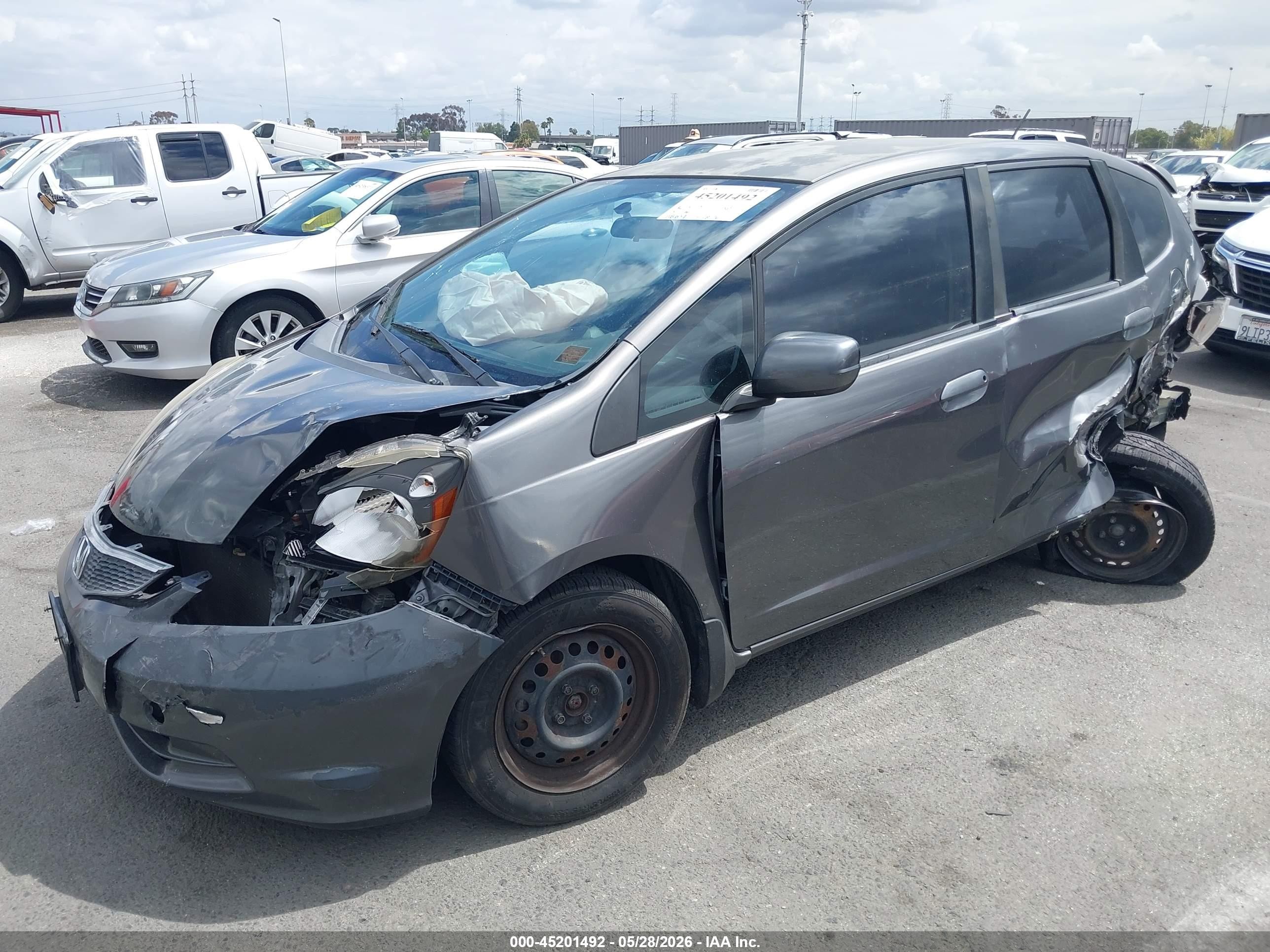 2013 Honda Fit   Black vin: JHMGE8H39DC065512