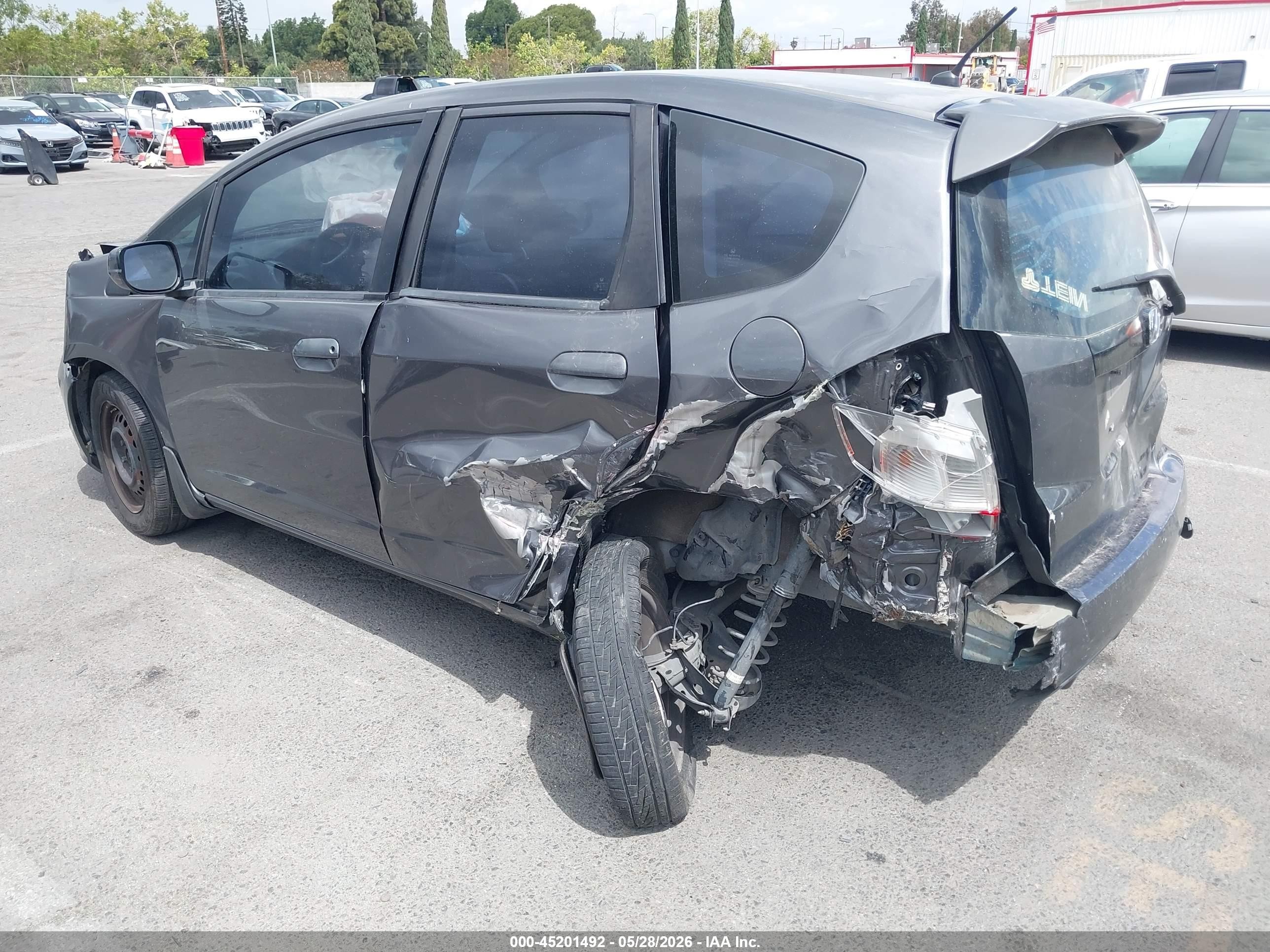 2013 Honda Fit   Black vin: JHMGE8H39DC065512