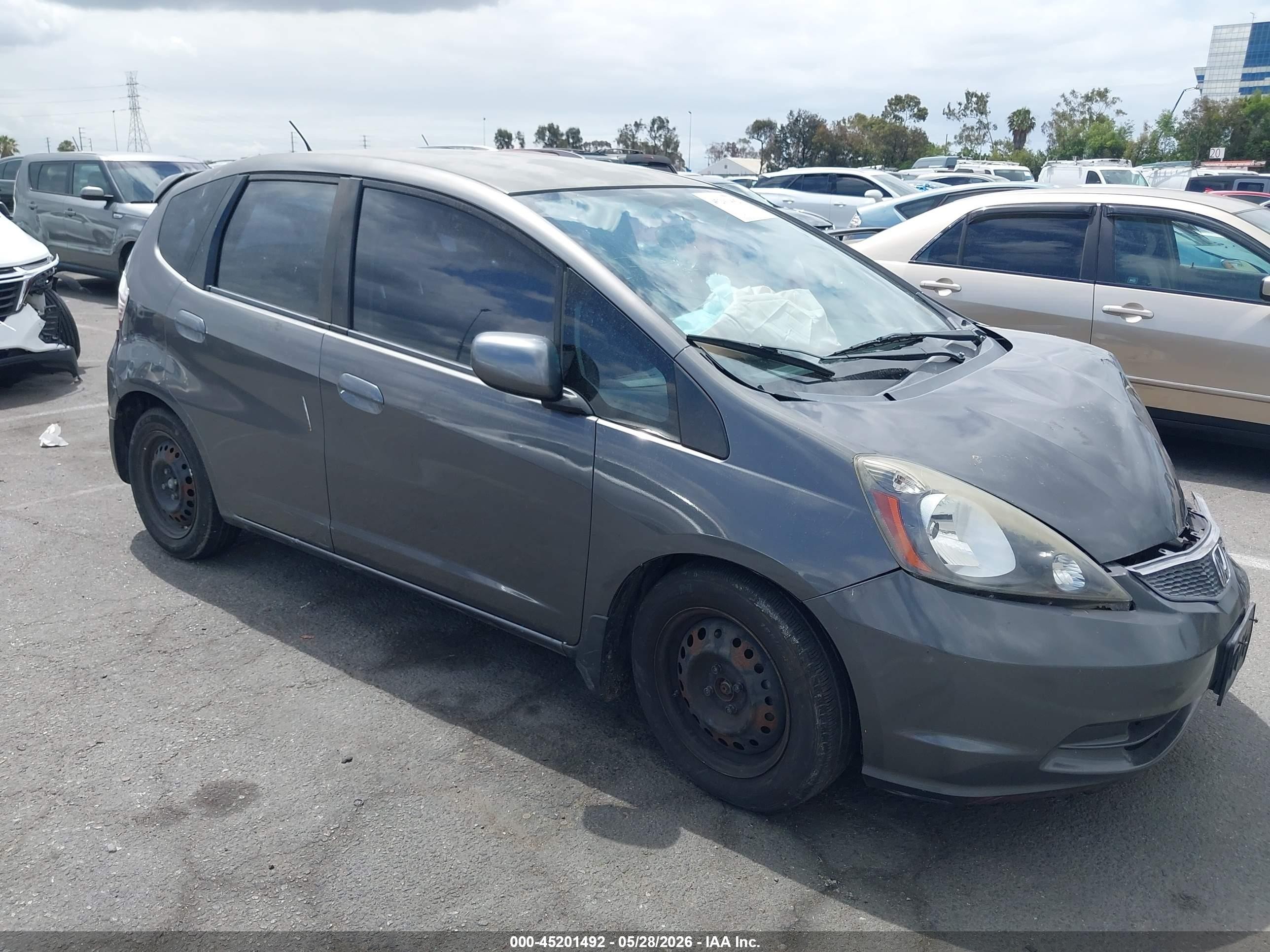 2013 Honda Fit   Black vin: JHMGE8H39DC065512