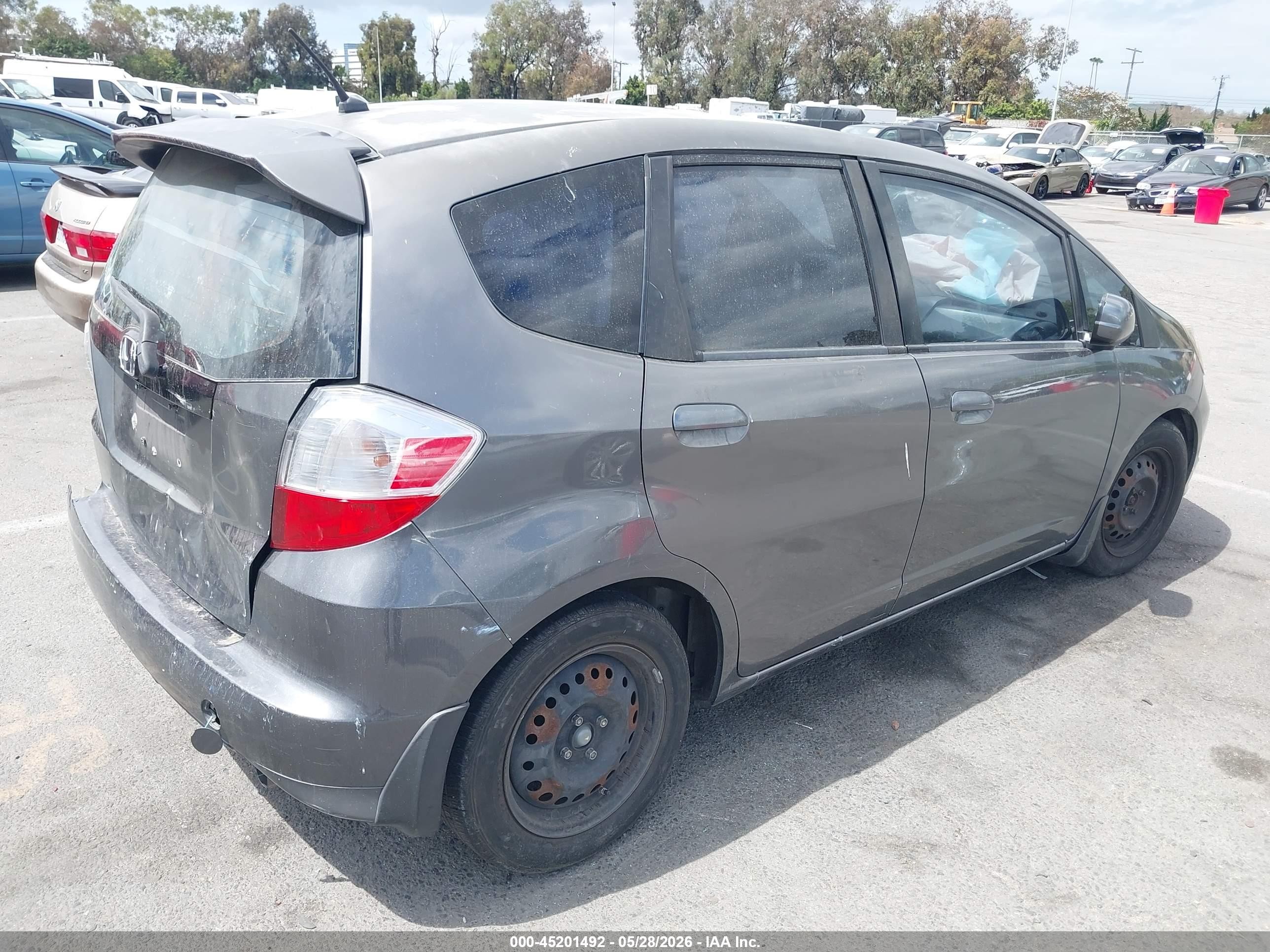 2013 Honda Fit   Black vin: JHMGE8H39DC065512