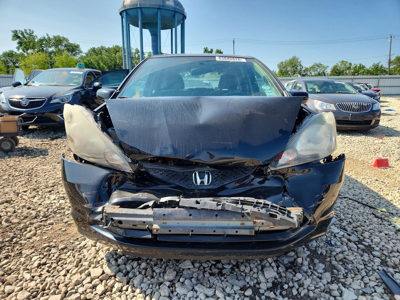2013 Honda Fit Black vin: JHMGE8H39DC067308