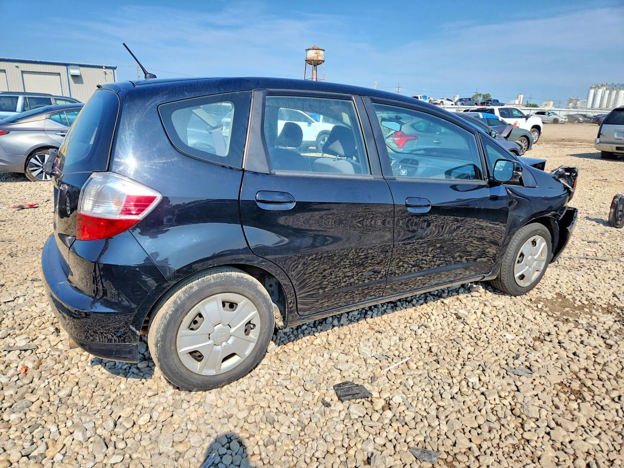 2013 Honda Fit Black vin: JHMGE8H39DC067308