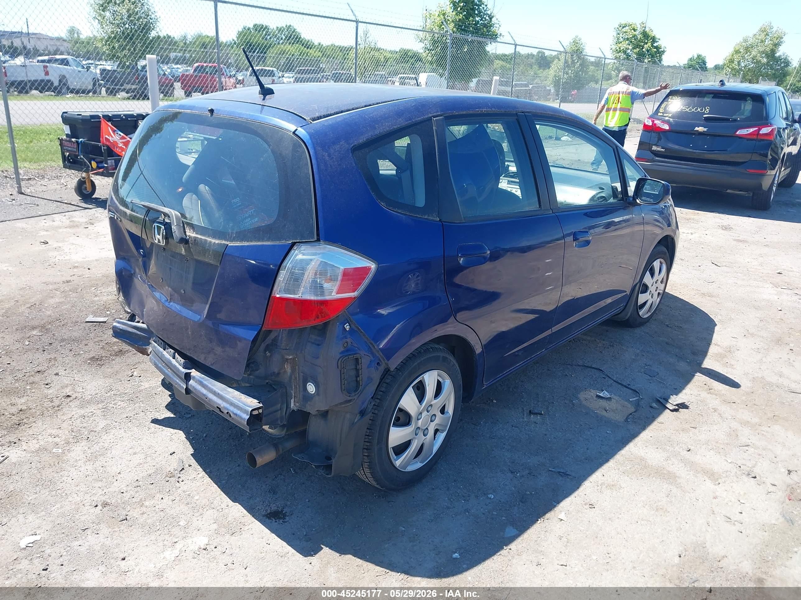2013 Honda Fit   Синий vin: JHMGE8H39DC083119