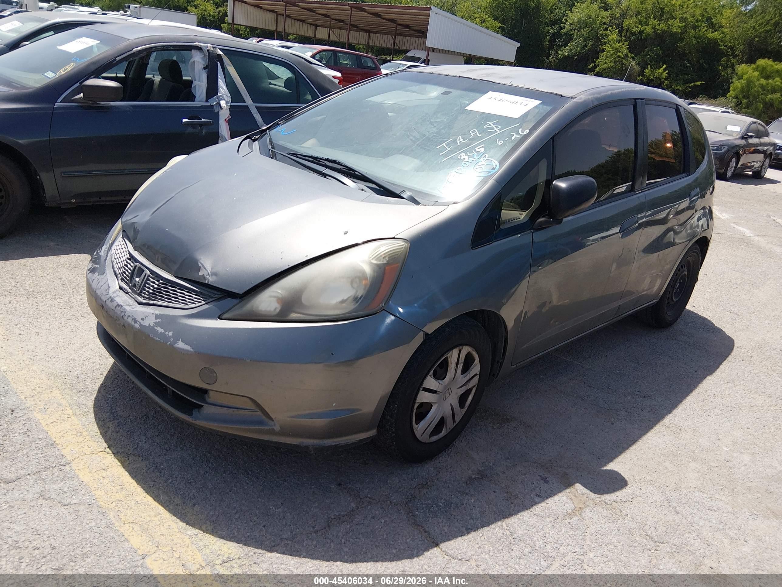 2011 Honda Fit   Gray vin: JHMGE8H3XBS002955