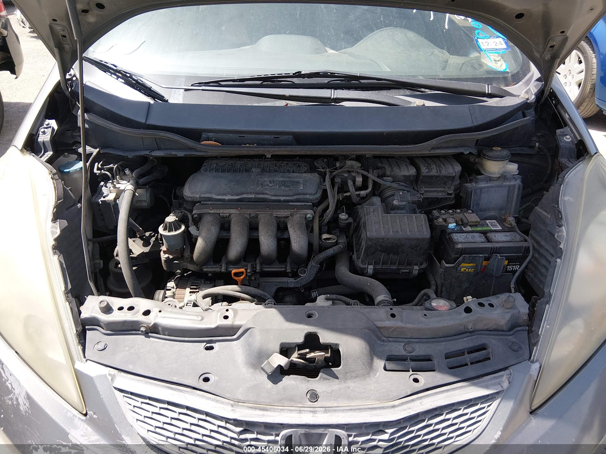 2011 Honda Fit   Gray vin: JHMGE8H3XBS002955