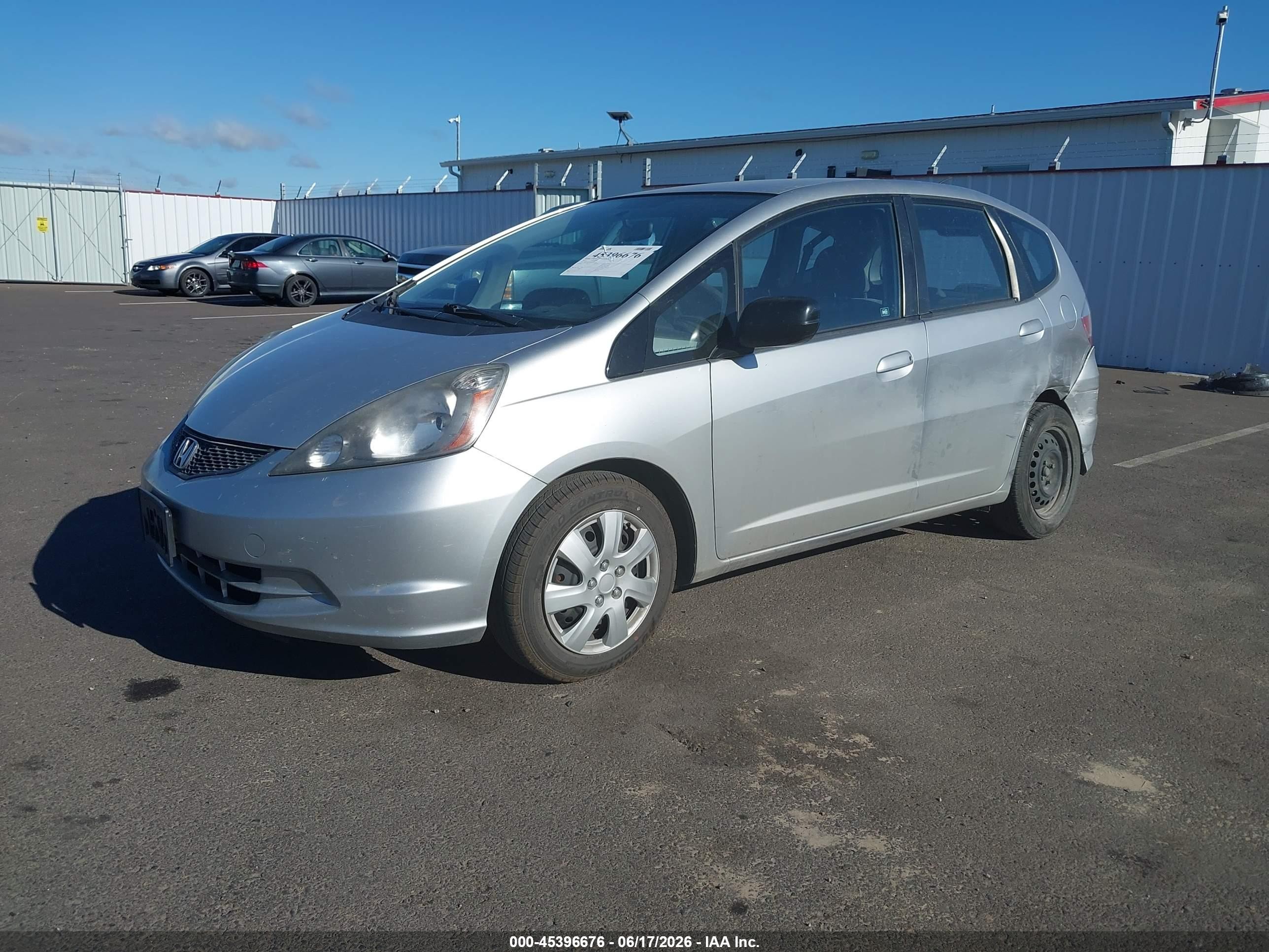 2011 Honda Fit   Gray vin: JHMGE8H3XBS004124