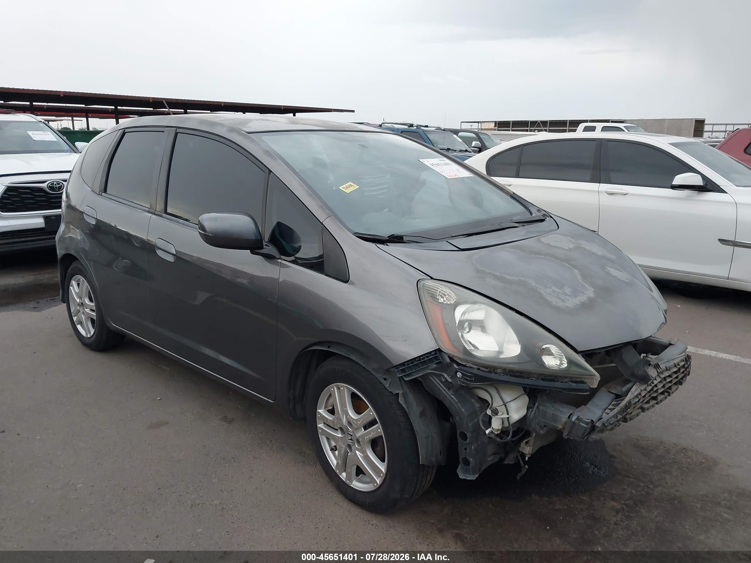 2012 Honda Fit   Black vin: JHMGE8H3XCC023865