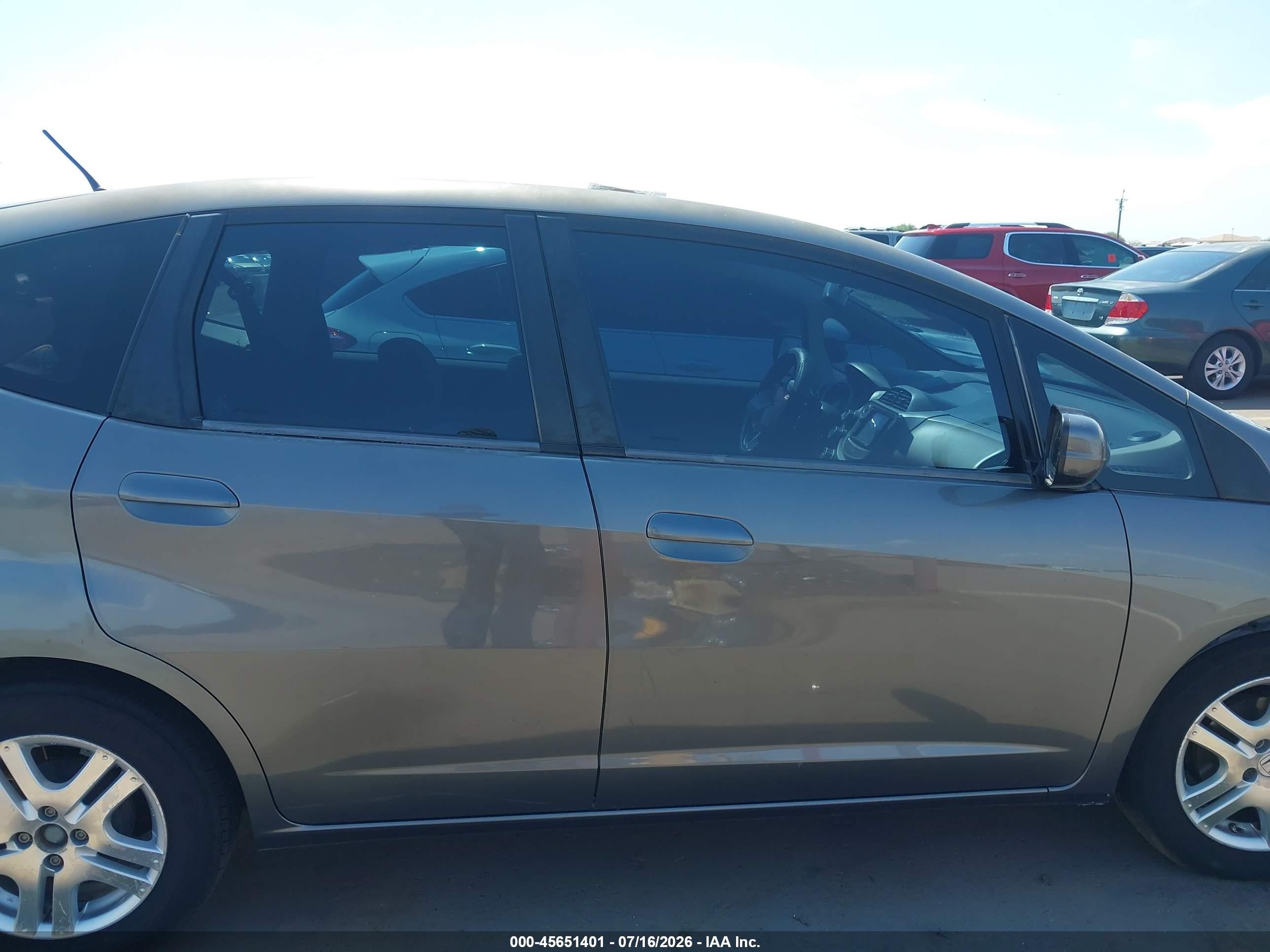 2012 Honda Fit   Black vin: JHMGE8H3XCC023865