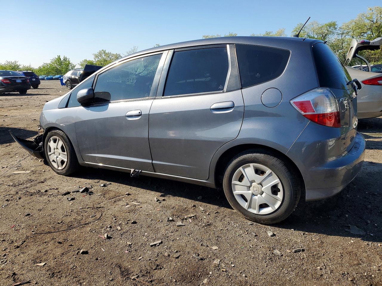 2012 Honda Fit Gray vin: JHMGE8H3XCC025700