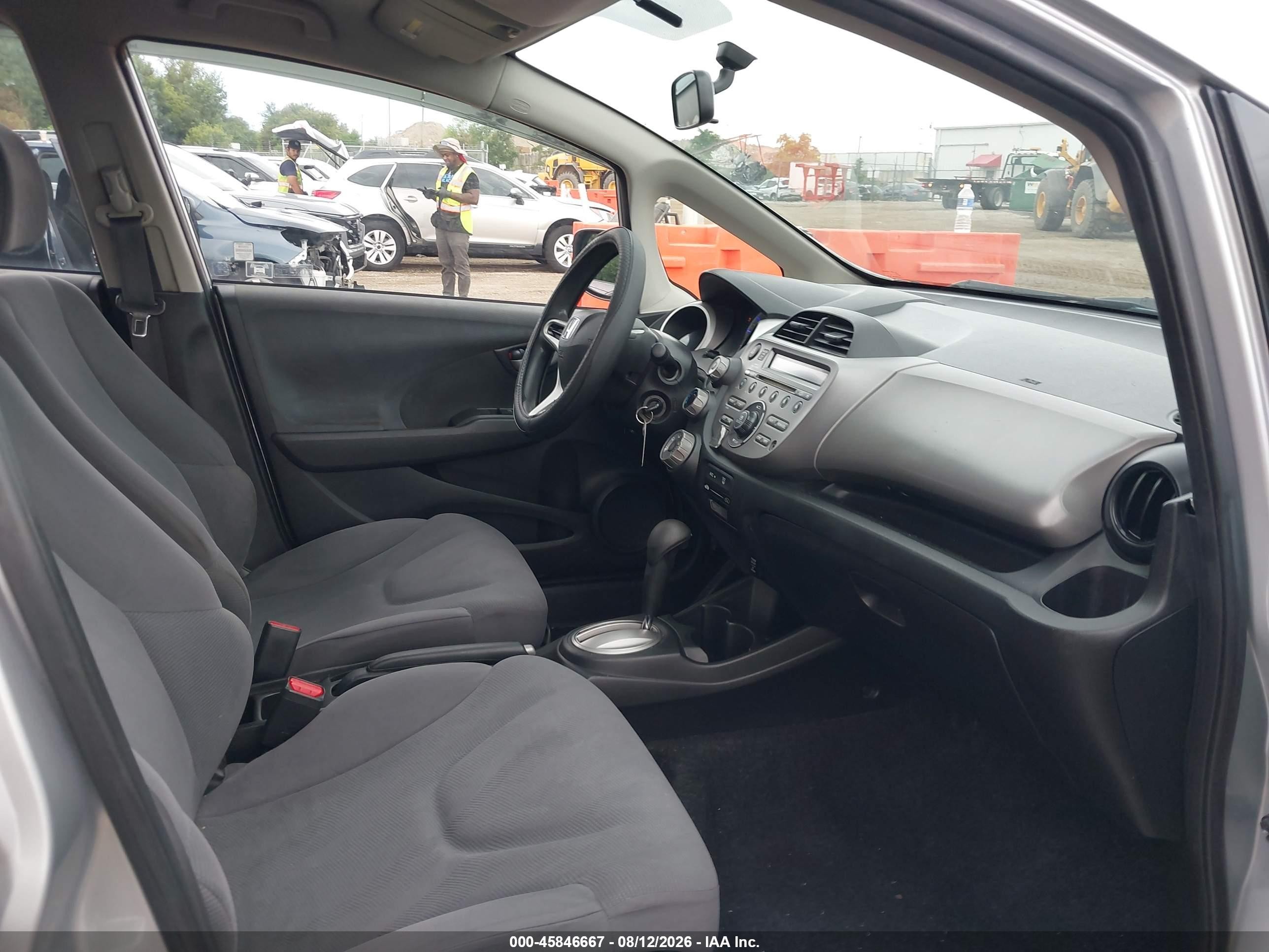2012 Honda Fit   Silver vin: JHMGE8H3XCC028449