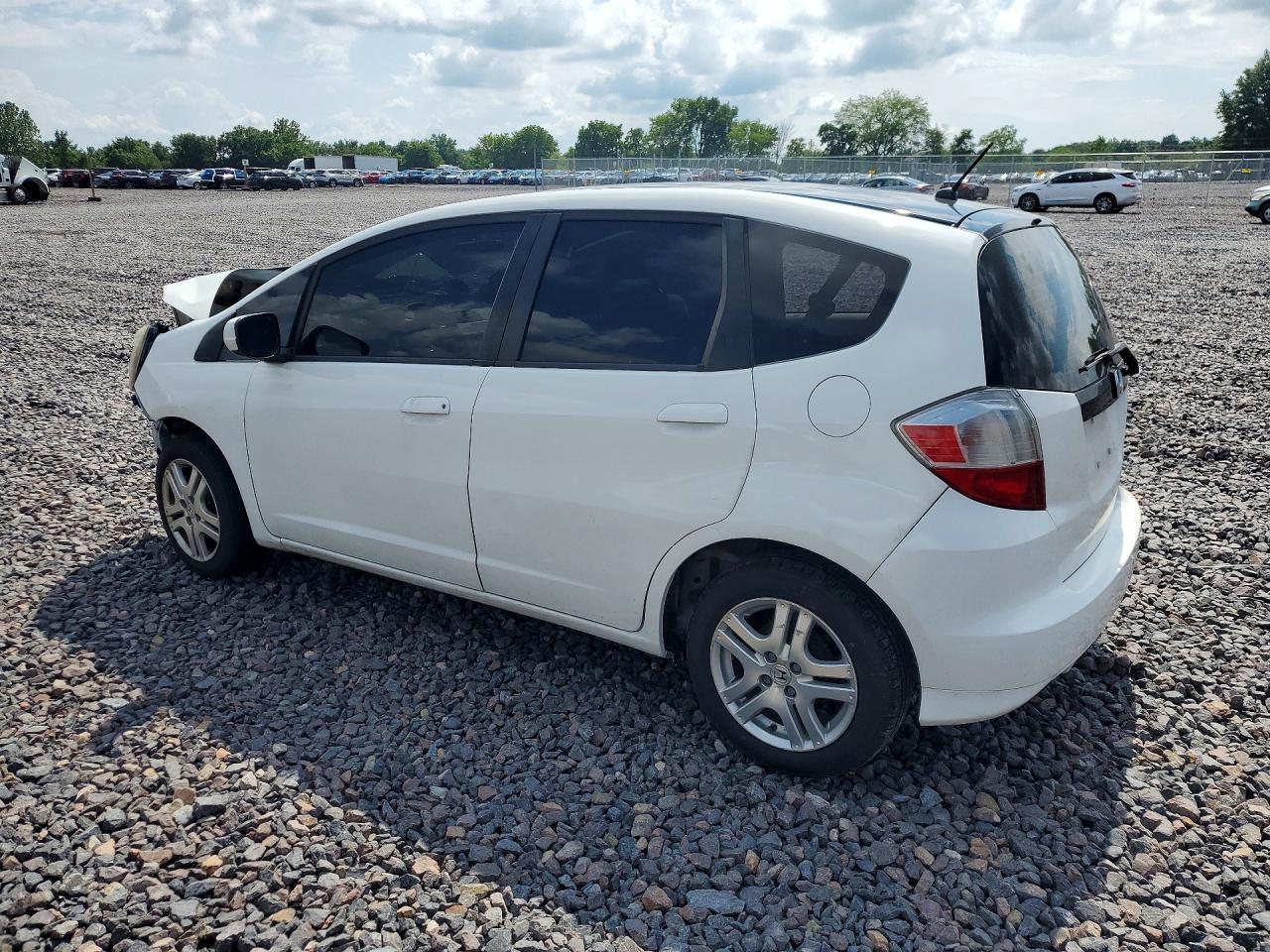 2012 Honda Fit White vin: JHMGE8H3XCC033957