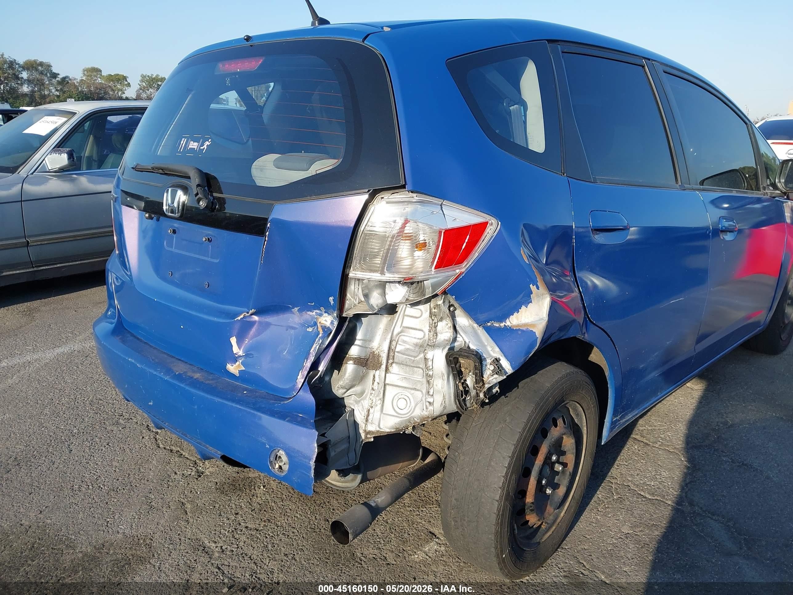 2012 Honda Fit   Синий vin: JHMGE8H3XCC037619