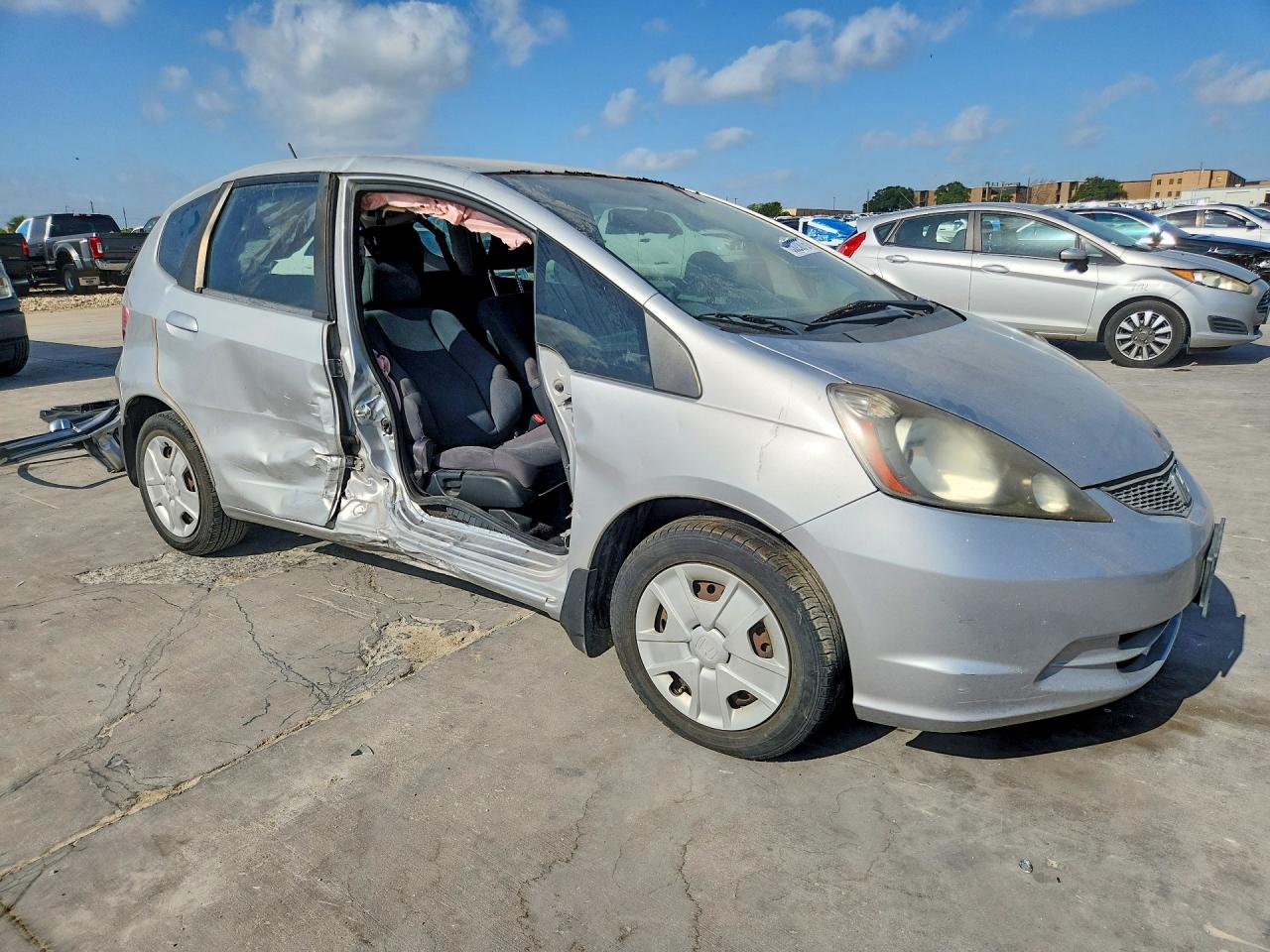 2012 Honda Fit Silver vin: JHMGE8H3XCC040813