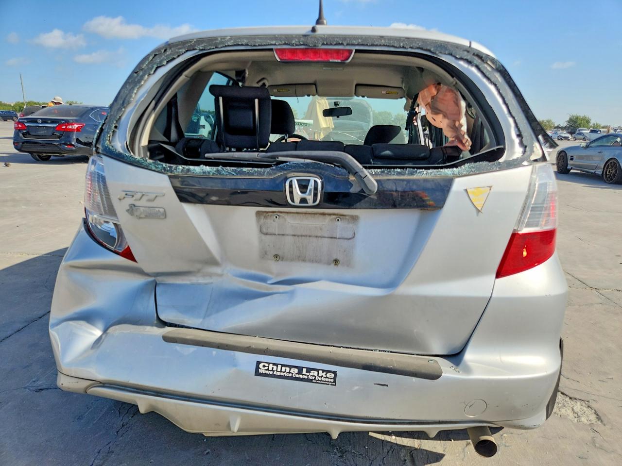 2012 Honda Fit Silver vin: JHMGE8H3XCC040813