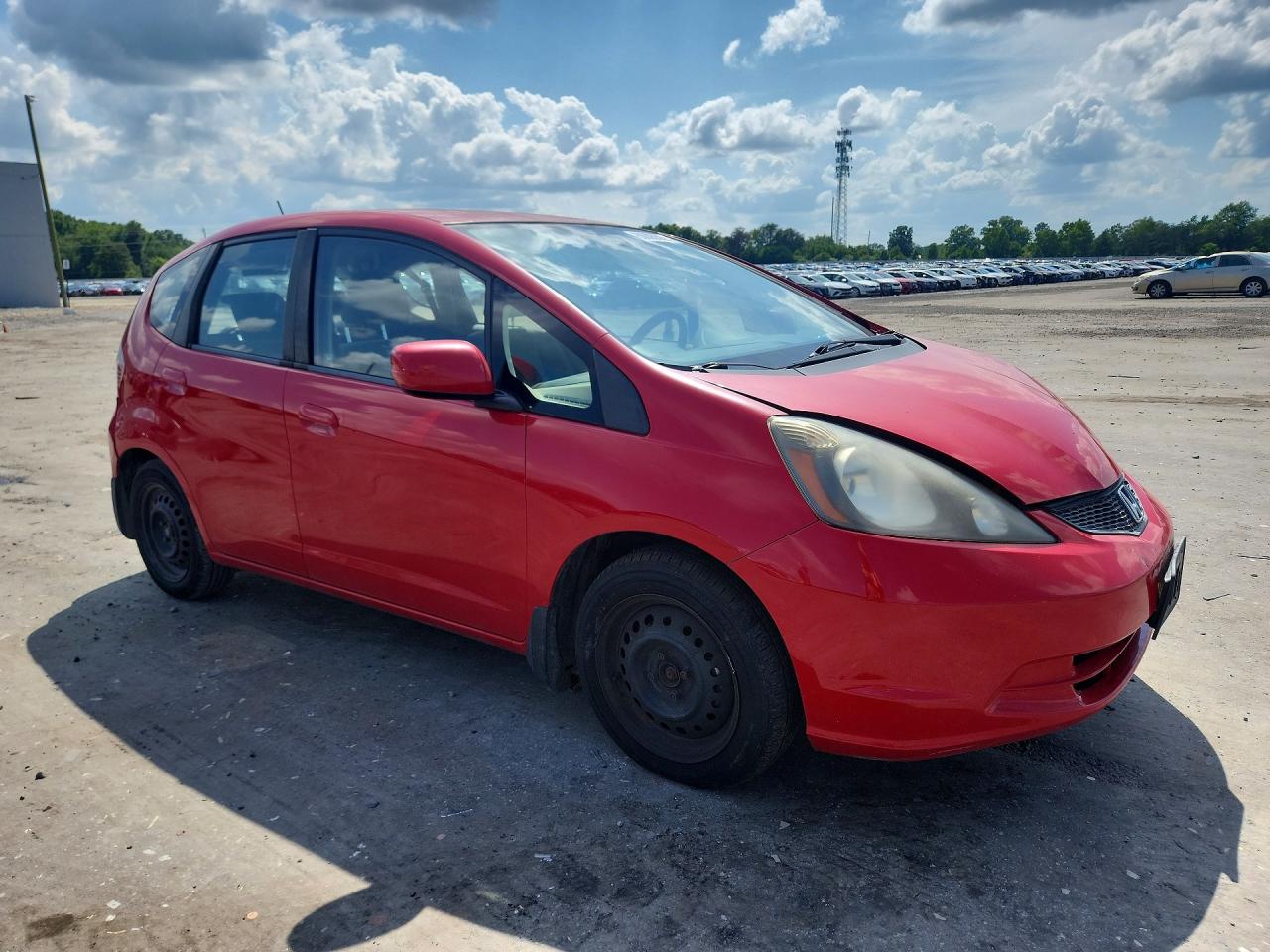 2012 Honda Fit Red vin: JHMGE8H3XCS005081