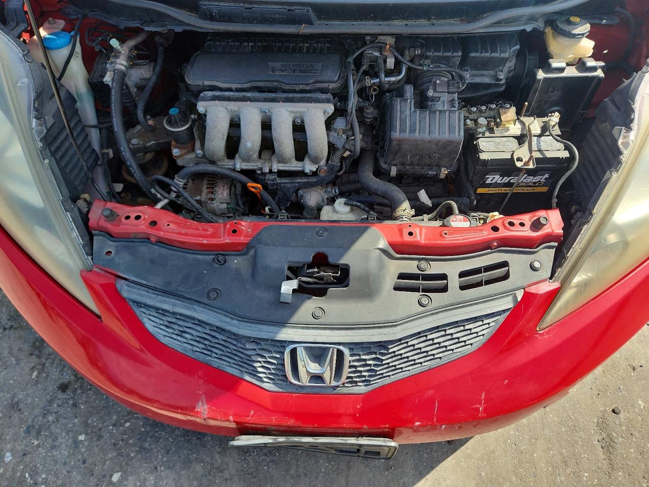 2012 Honda Fit Red vin: JHMGE8H3XCS005081