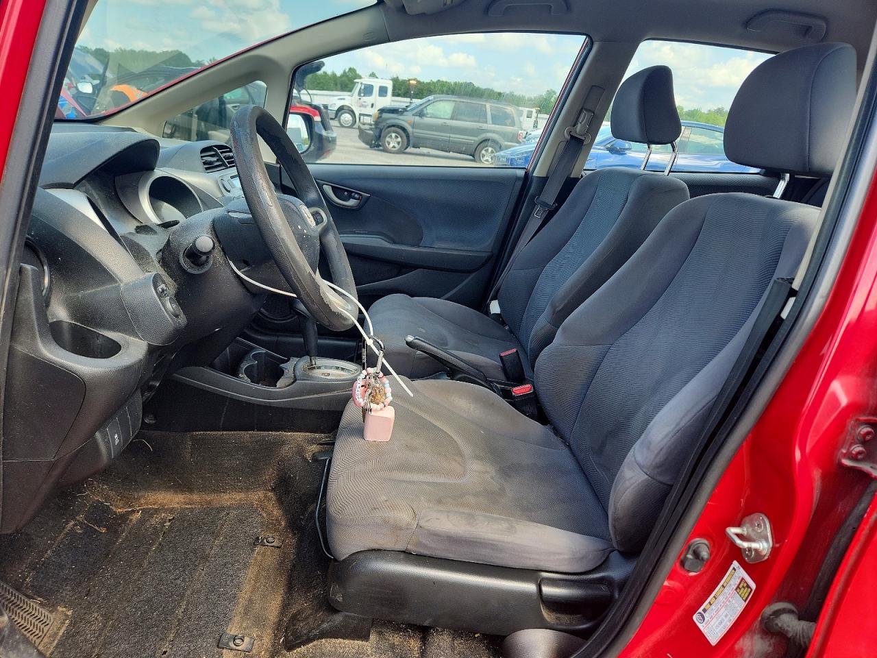 2012 Honda Fit Red vin: JHMGE8H3XCS005081