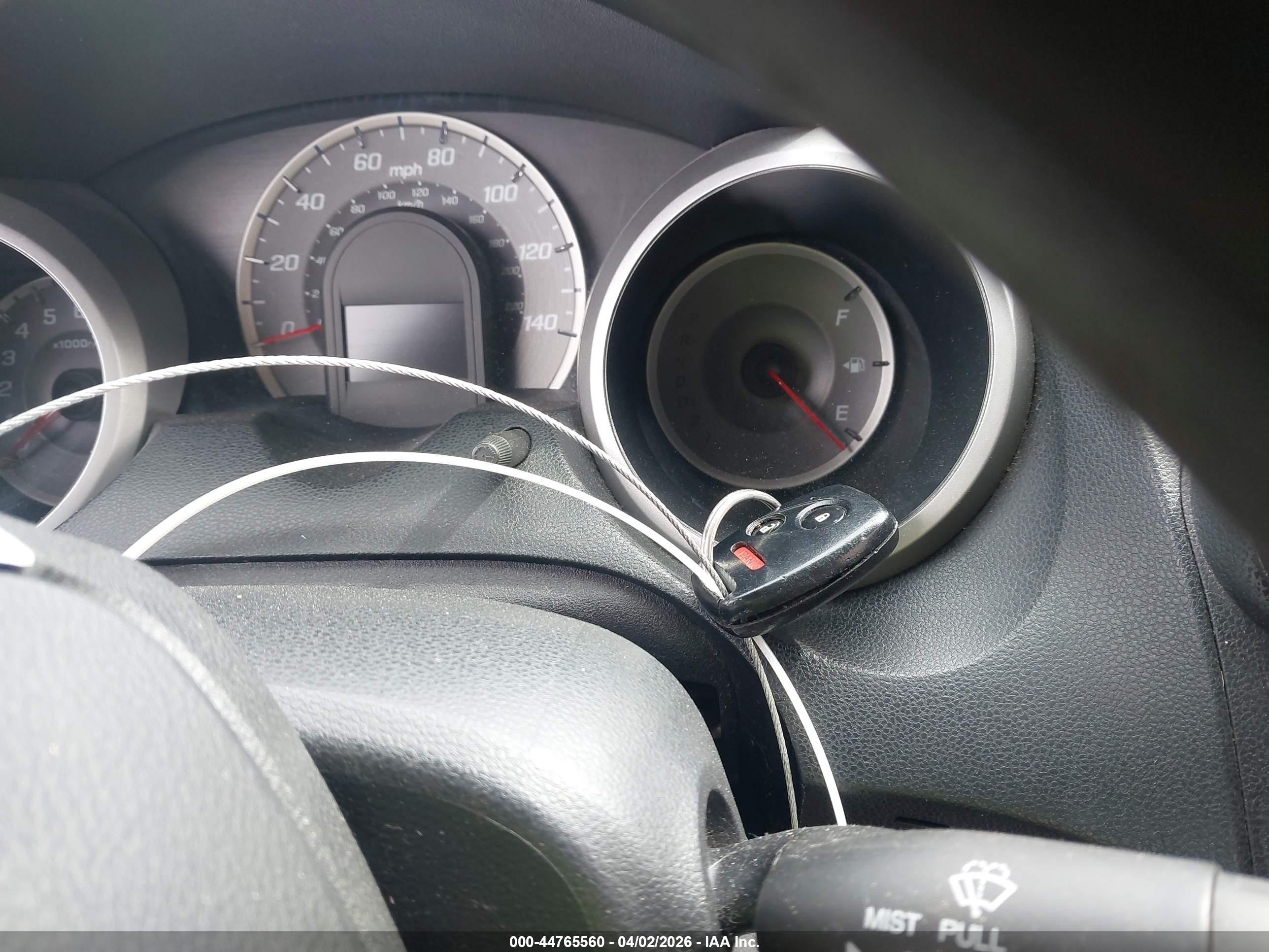 2012 Honda Fit Черный vin: JHMGE8H3XCS007154