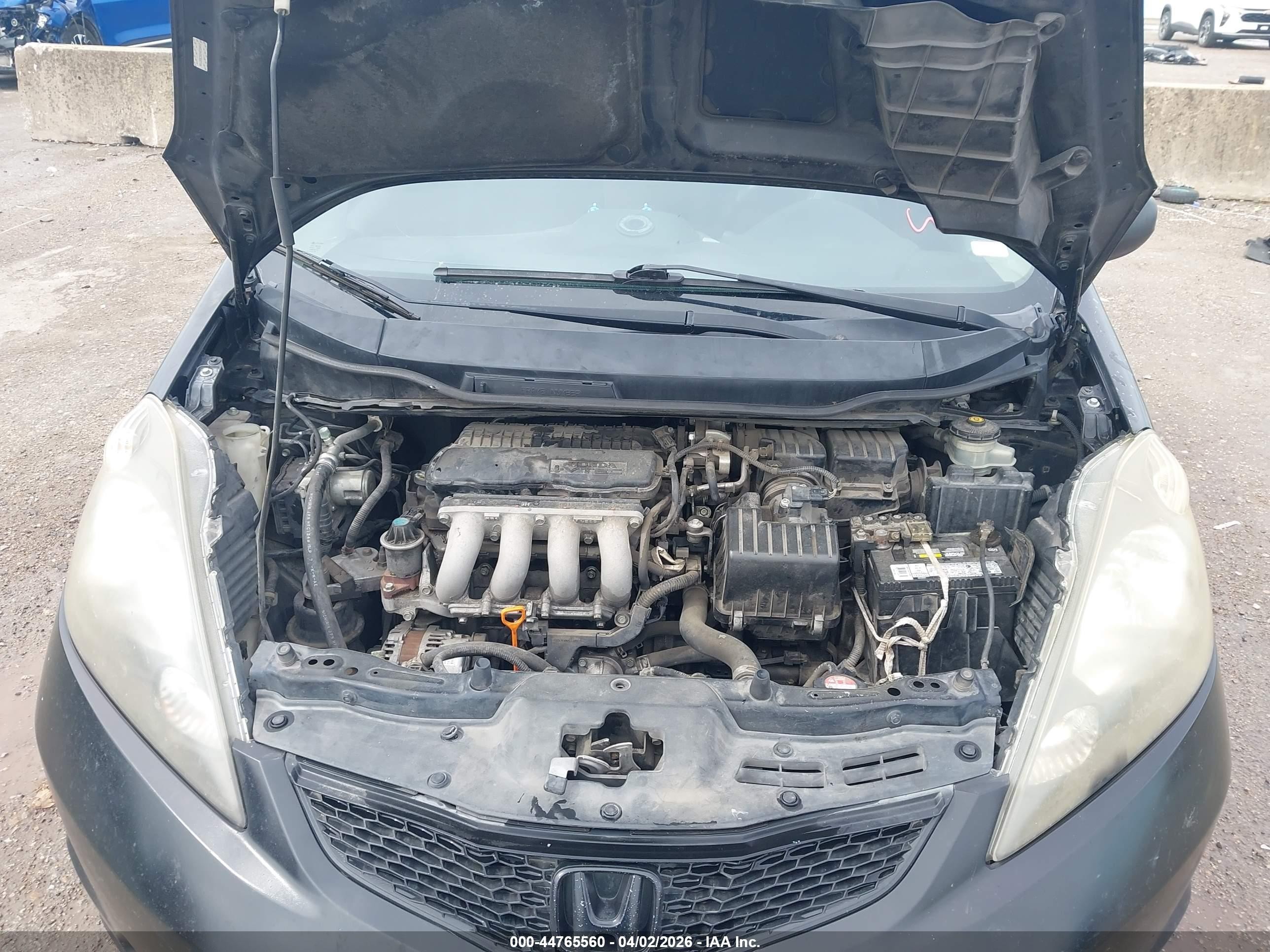 2012 Honda Fit Черный vin: JHMGE8H3XCS007154