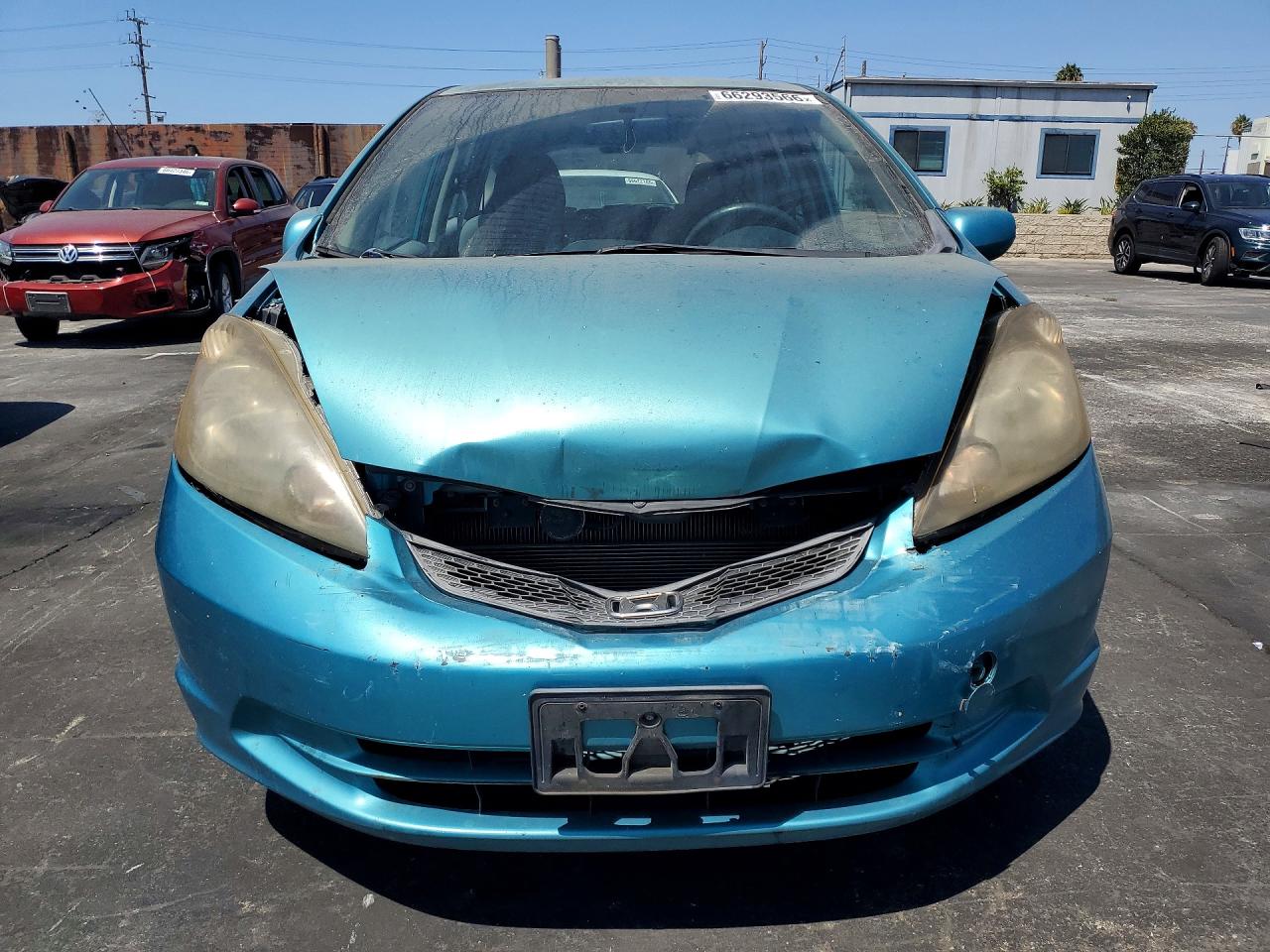 2013 Honda Fit Blue vin: JHMGE8H3XDC001673