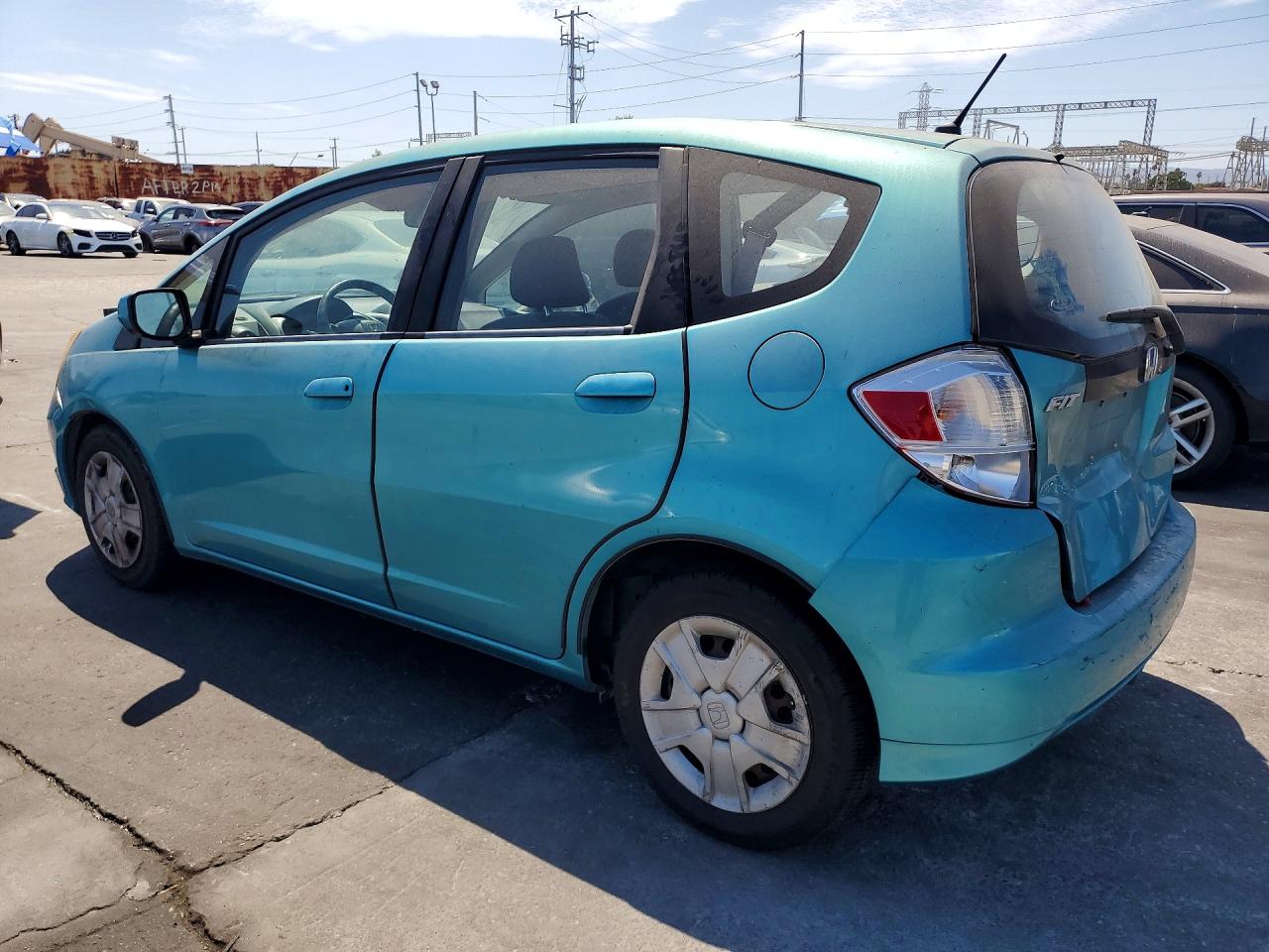 2013 Honda Fit Blue vin: JHMGE8H3XDC001673