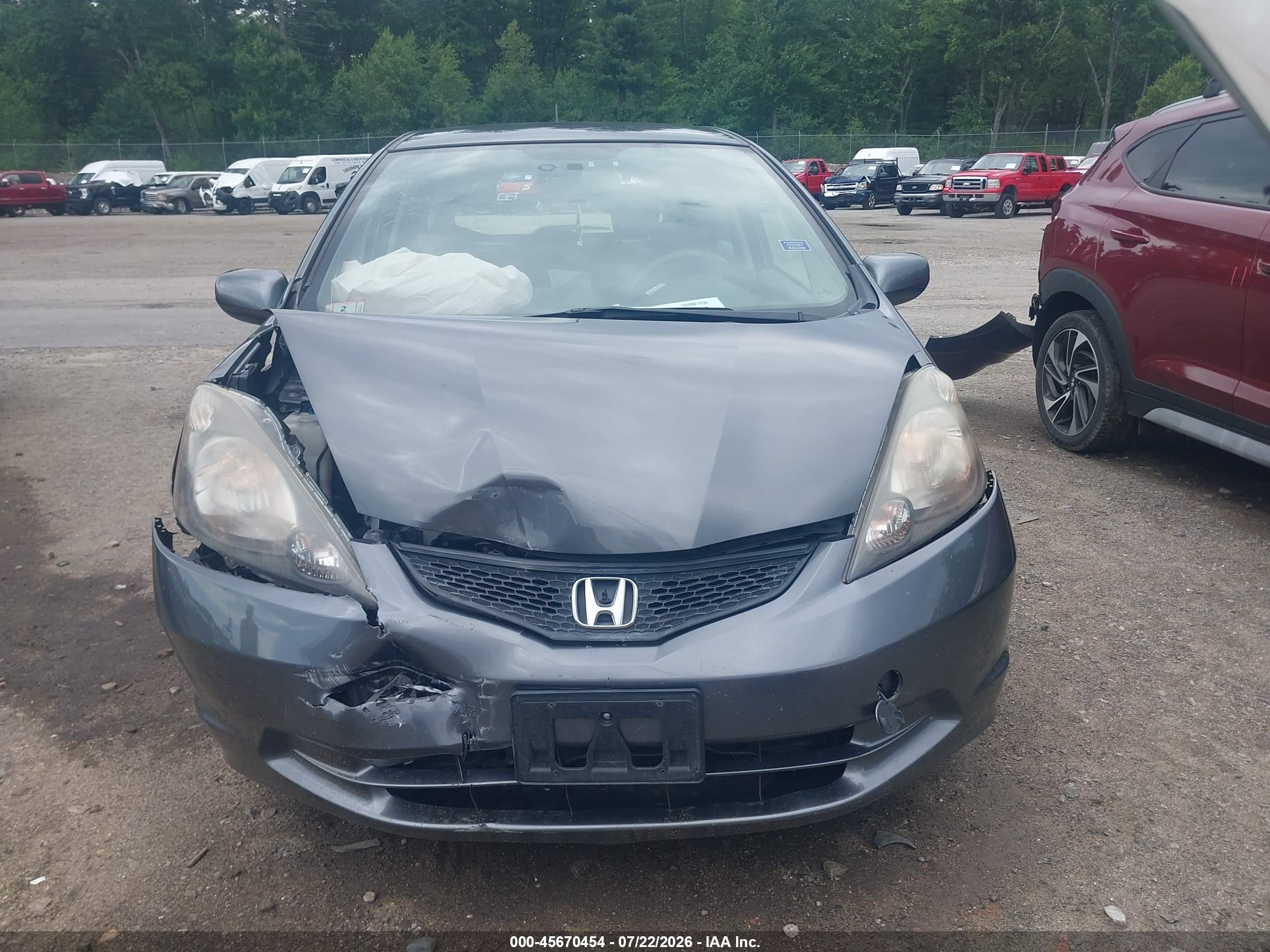 2013 Honda Fit Серый vin: JHMGE8H3XDC006873