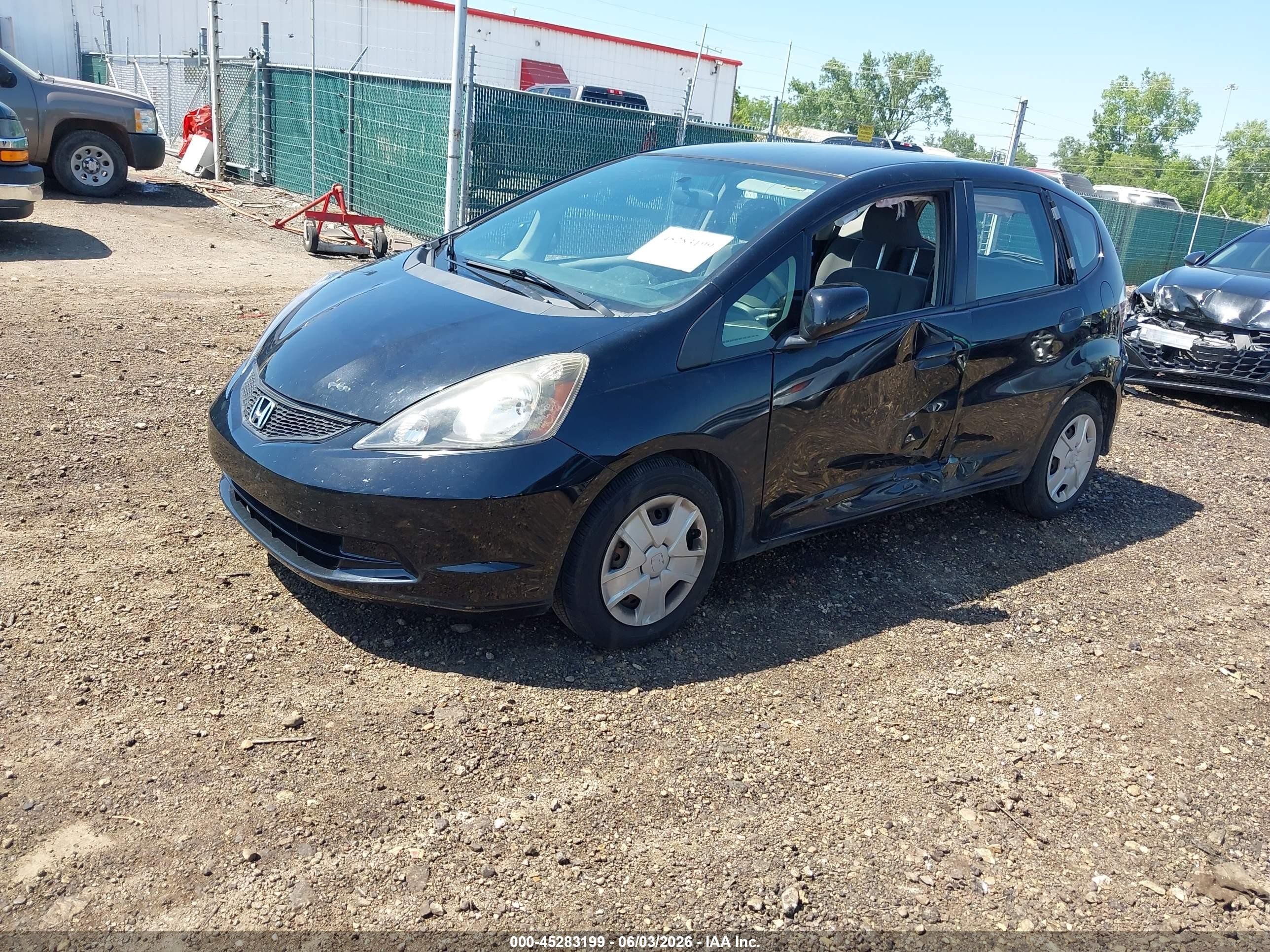 2013 Honda Fit   Black vin: JHMGE8H3XDC015234