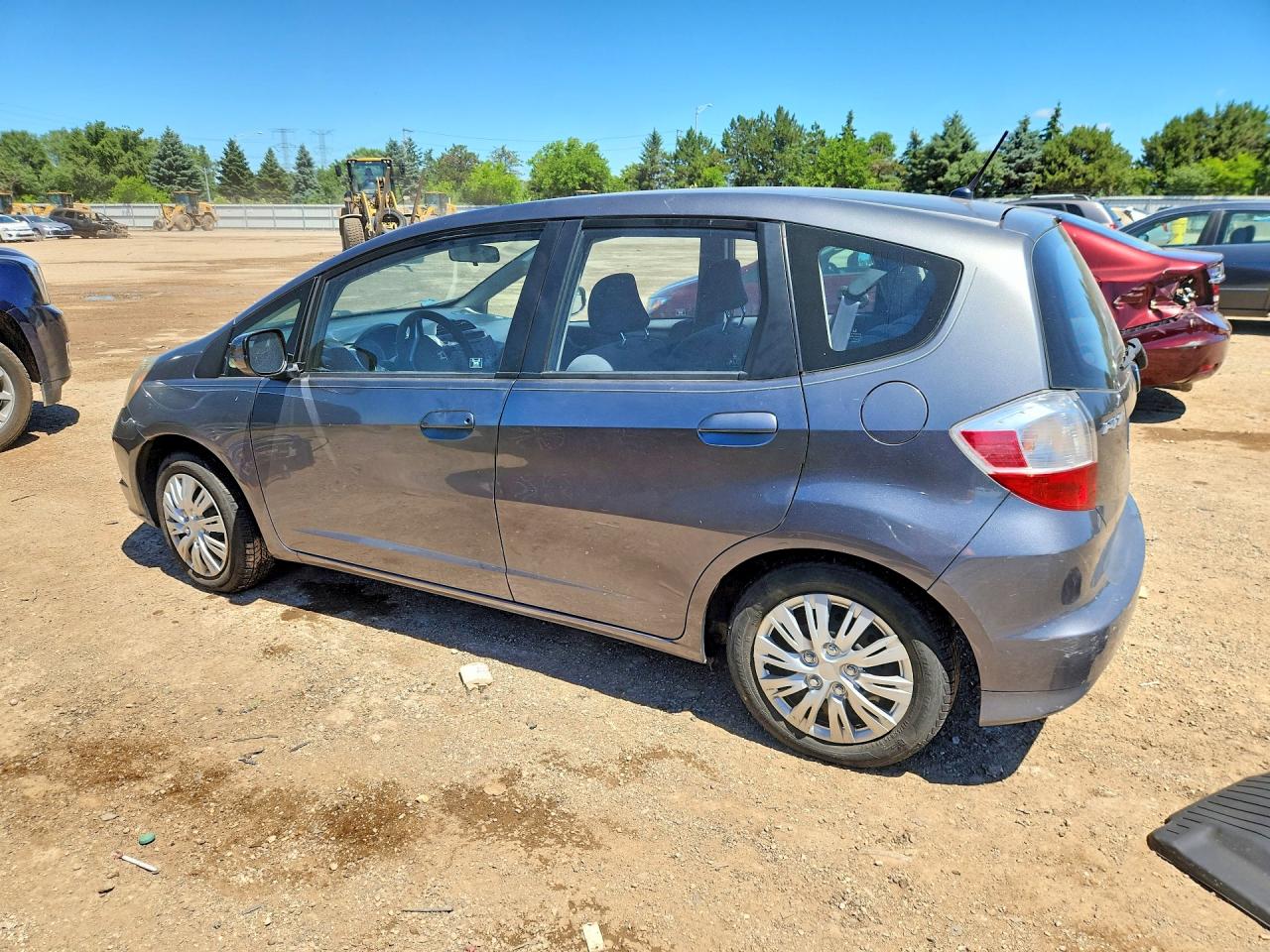 2013 Honda Fit Charcoal vin: JHMGE8H3XDC025777
