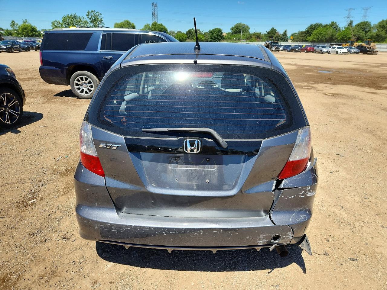 2013 Honda Fit Charcoal vin: JHMGE8H3XDC025777