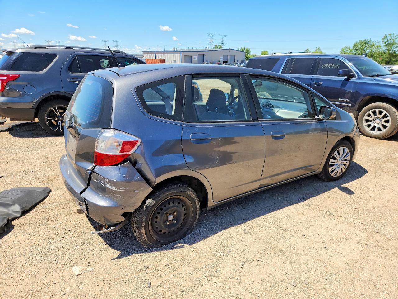 2013 Honda Fit Charcoal vin: JHMGE8H3XDC025777