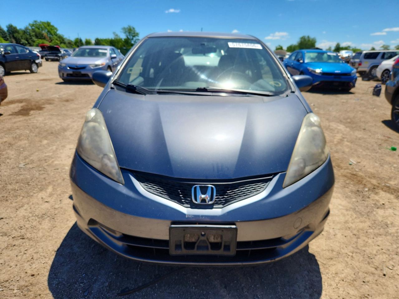2013 Honda Fit Charcoal vin: JHMGE8H3XDC025777
