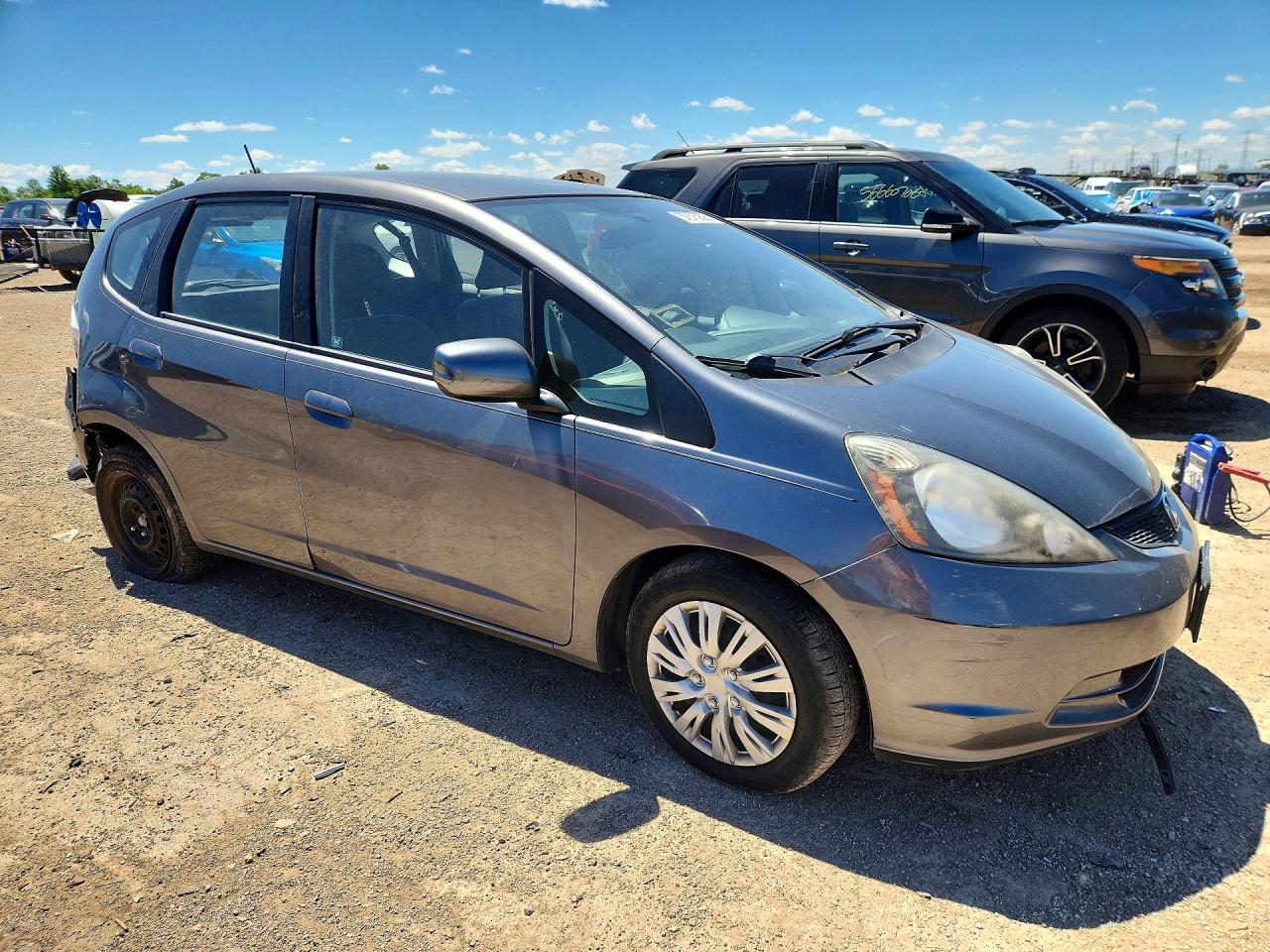 2013 Honda Fit Charcoal vin: JHMGE8H3XDC025777
