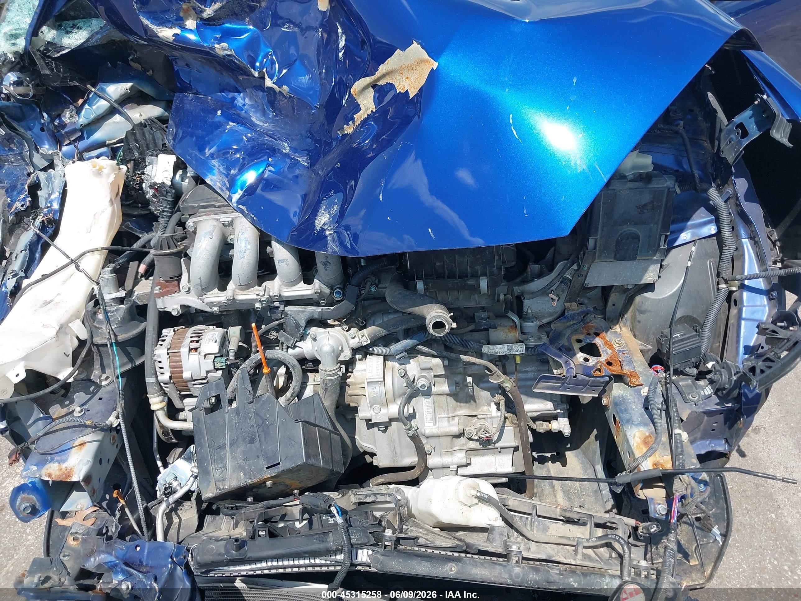 2013 Honda Fit   Blue vin: JHMGE8H3XDC053367
