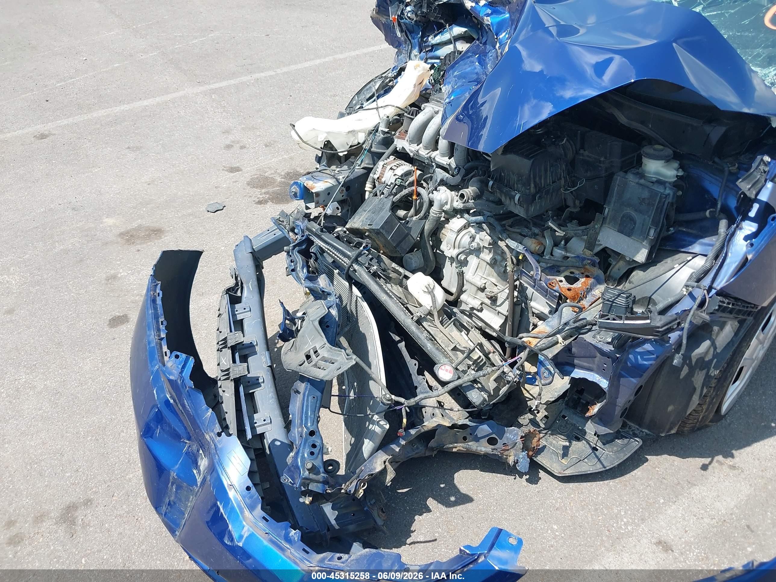 2013 Honda Fit   Blue vin: JHMGE8H3XDC053367