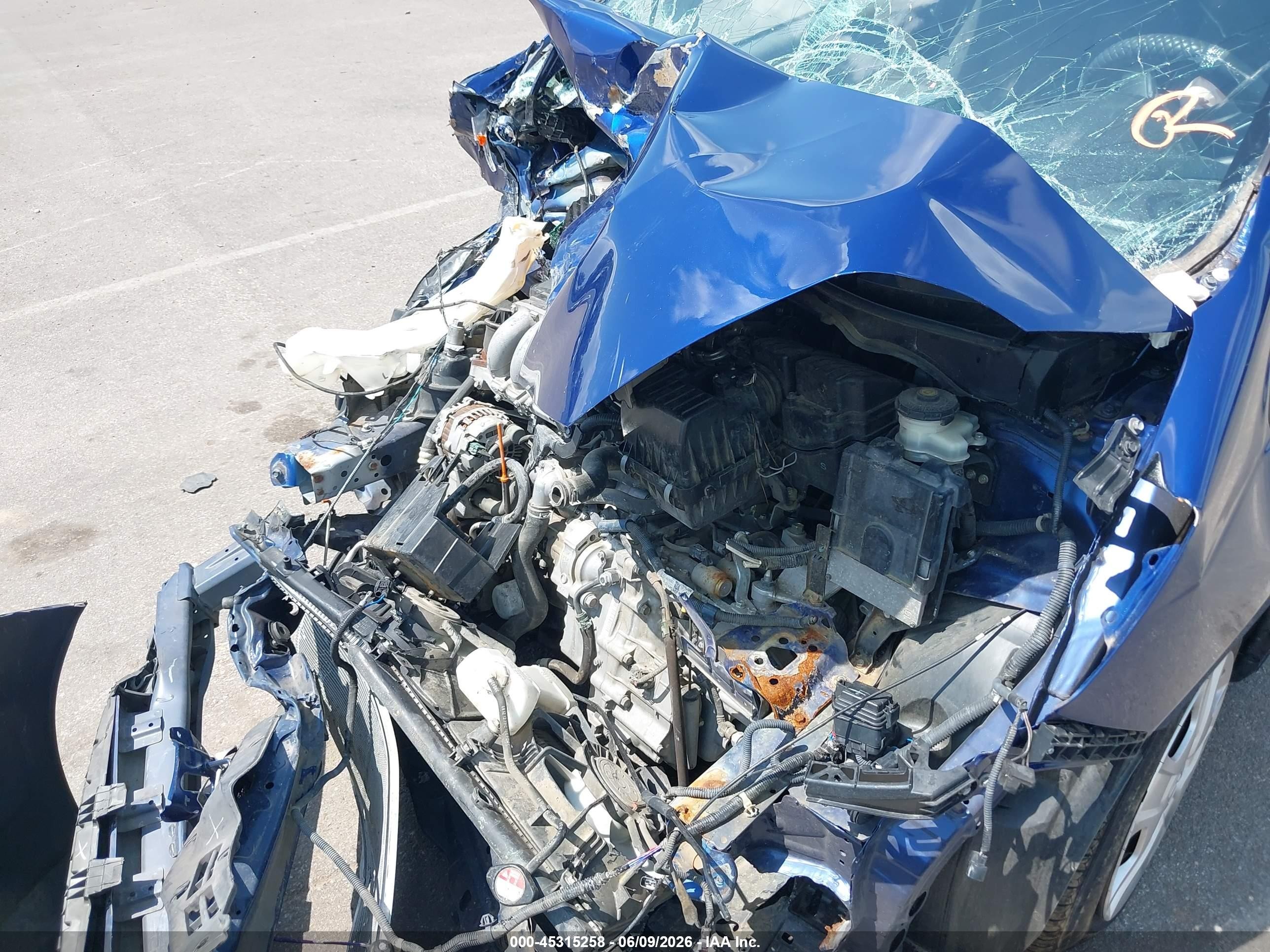 2013 Honda Fit   Blue vin: JHMGE8H3XDC053367