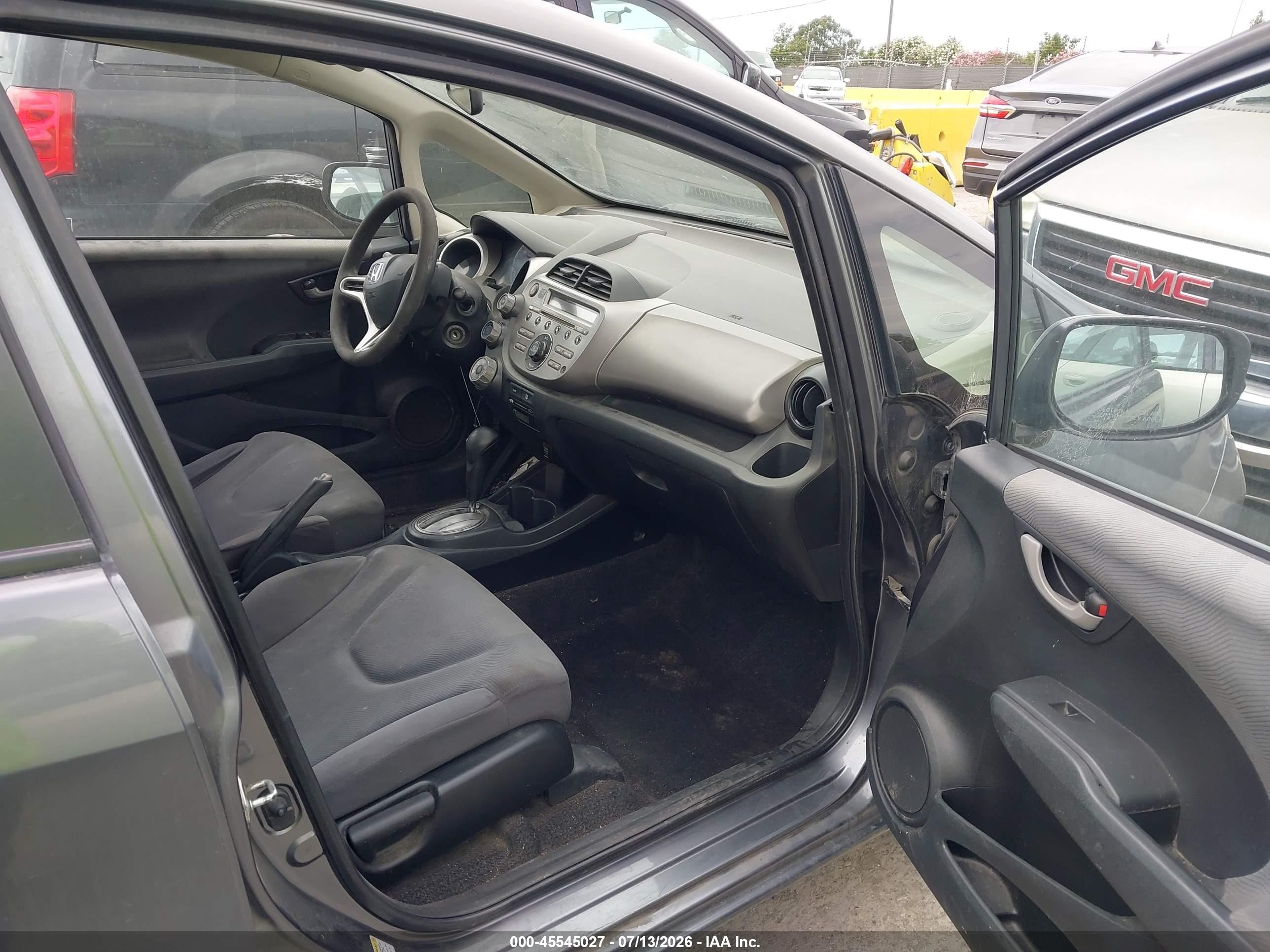 2013 Honda Fit   Gray vin: JHMGE8H3XDC067530