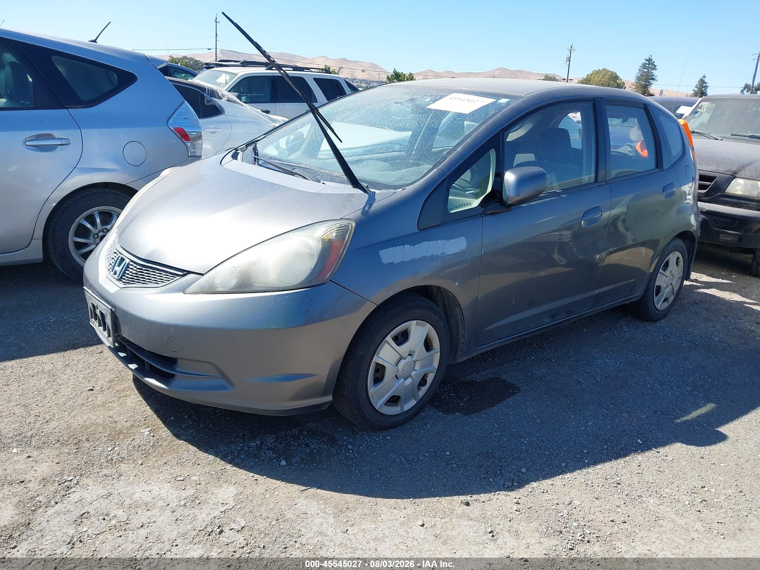 2013 Honda Fit   Gray vin: JHMGE8H3XDC067530