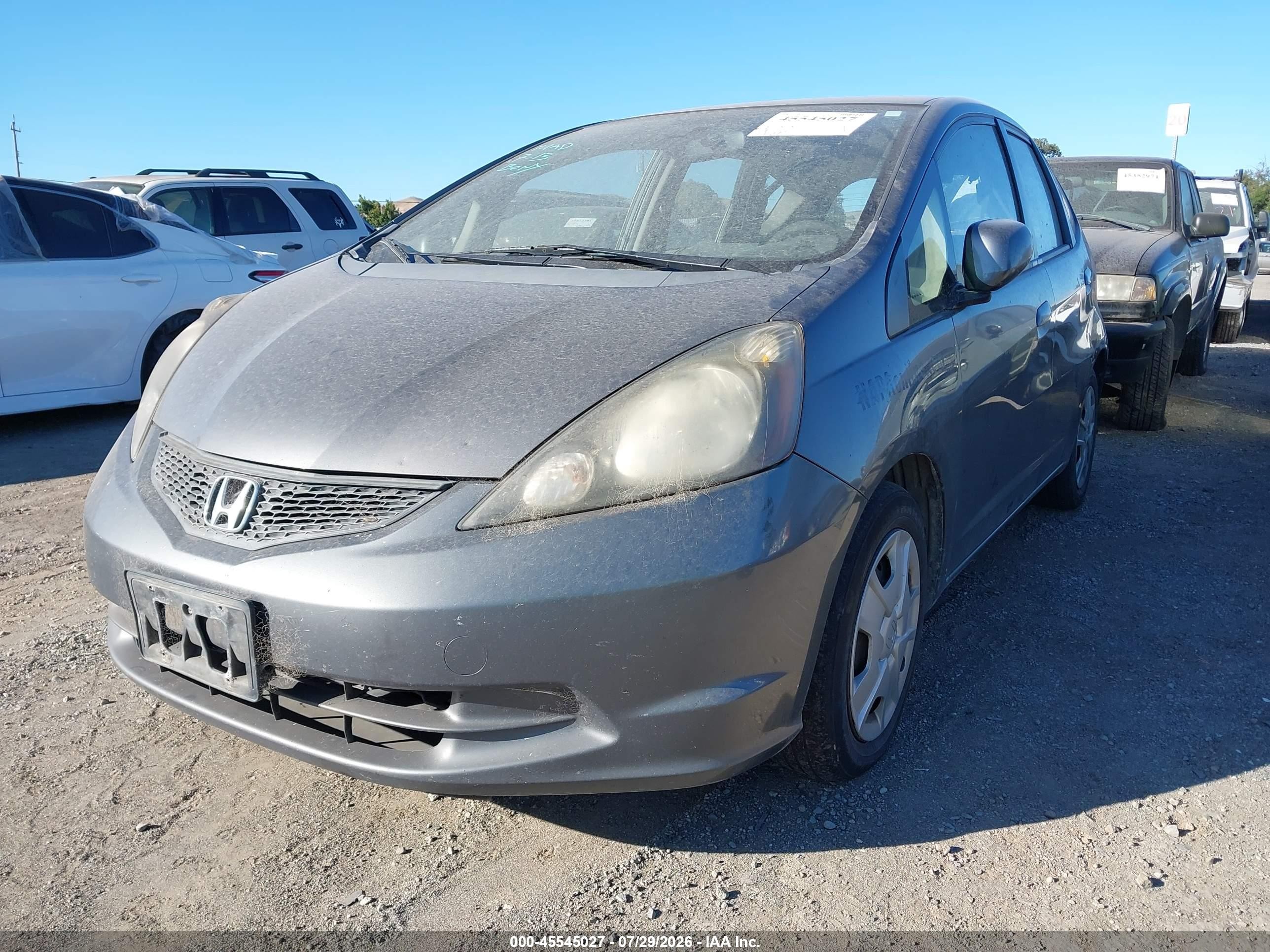 2013 Honda Fit   Gray vin: JHMGE8H3XDC067530