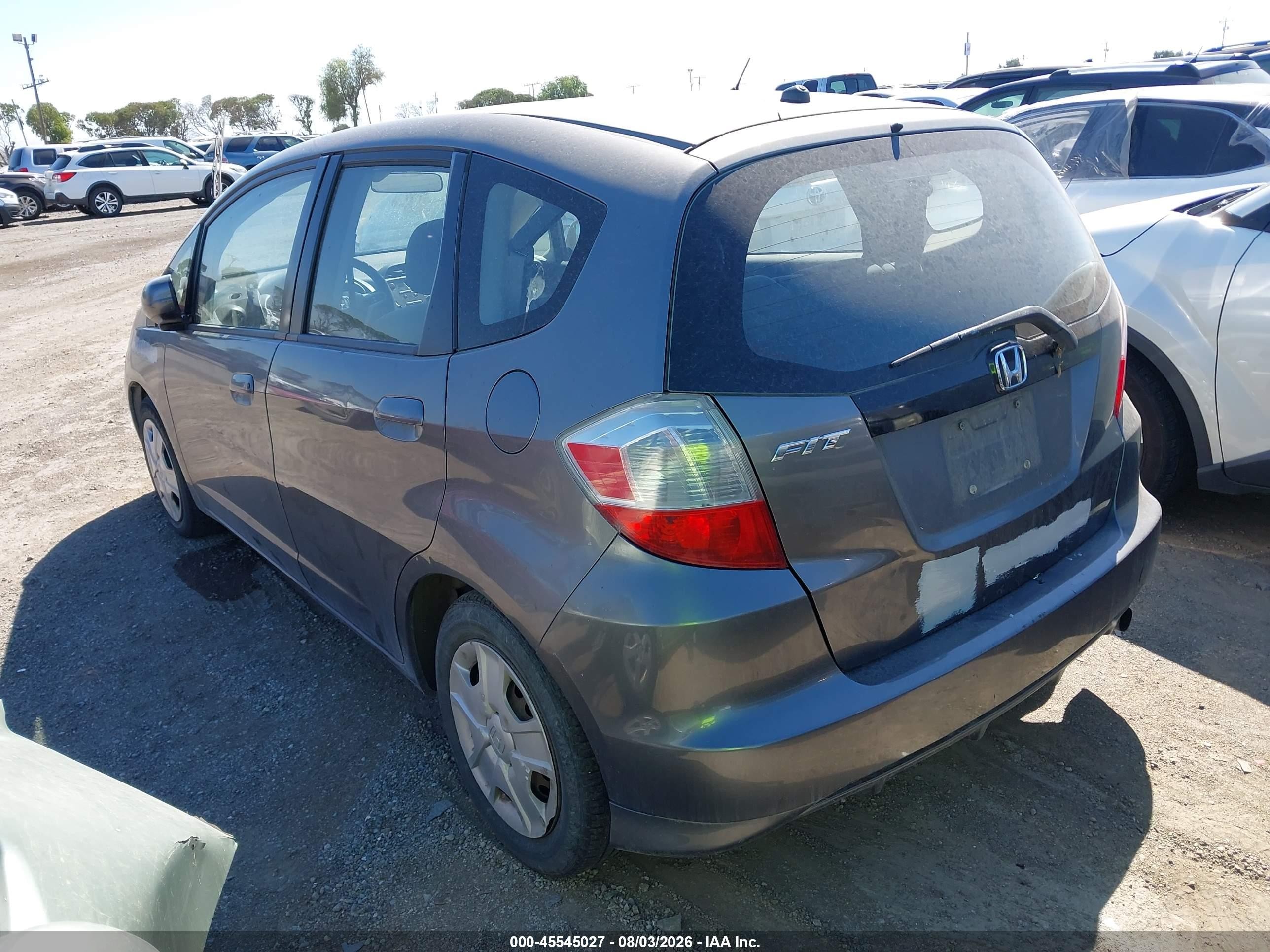 2013 Honda Fit   Gray vin: JHMGE8H3XDC067530