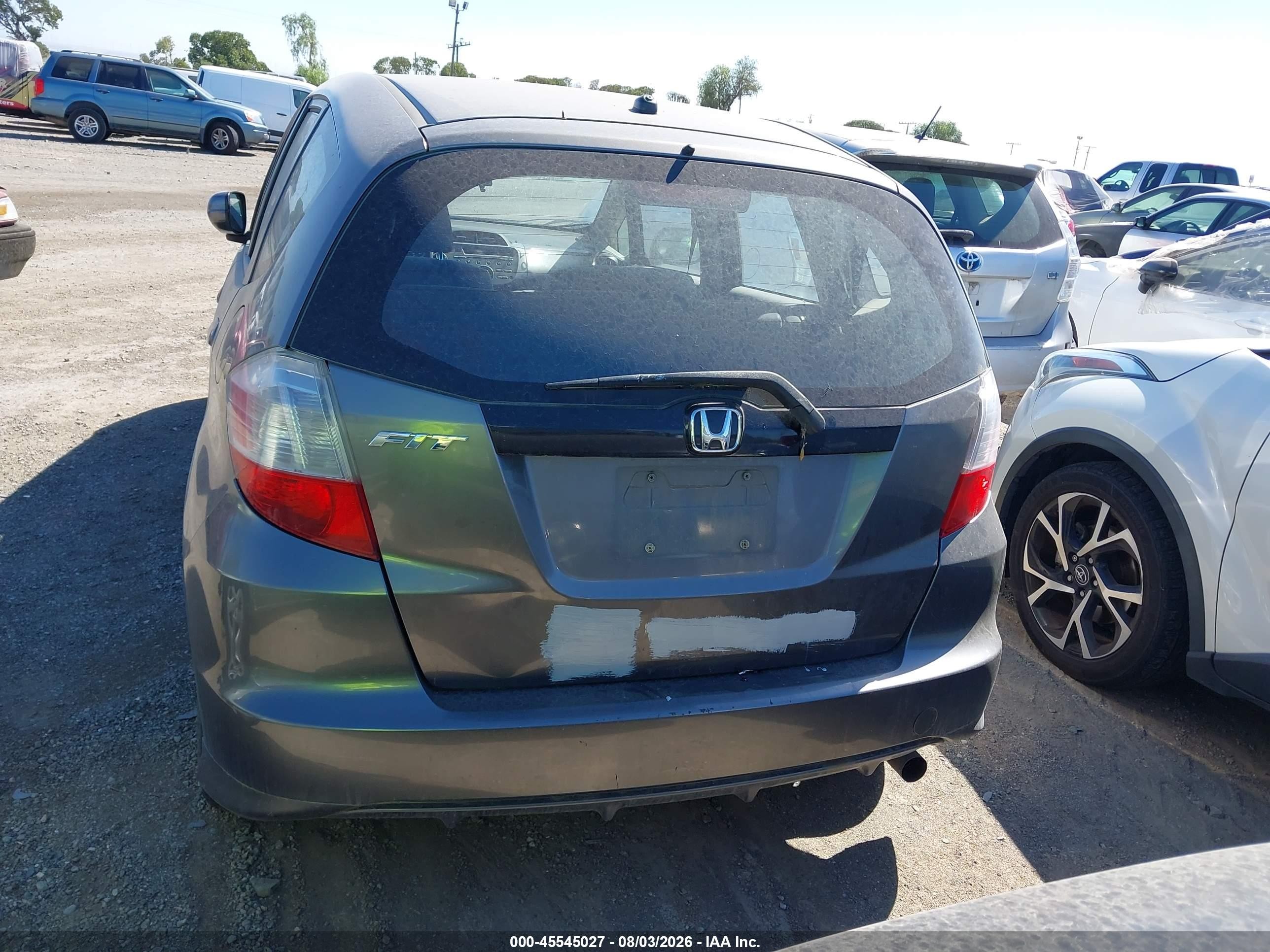 2013 Honda Fit   Gray vin: JHMGE8H3XDC067530