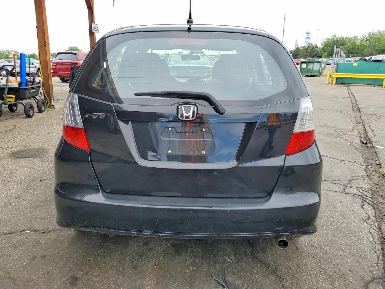 2013 Honda Fit Черный vin: JHMGE8H3XDC069276